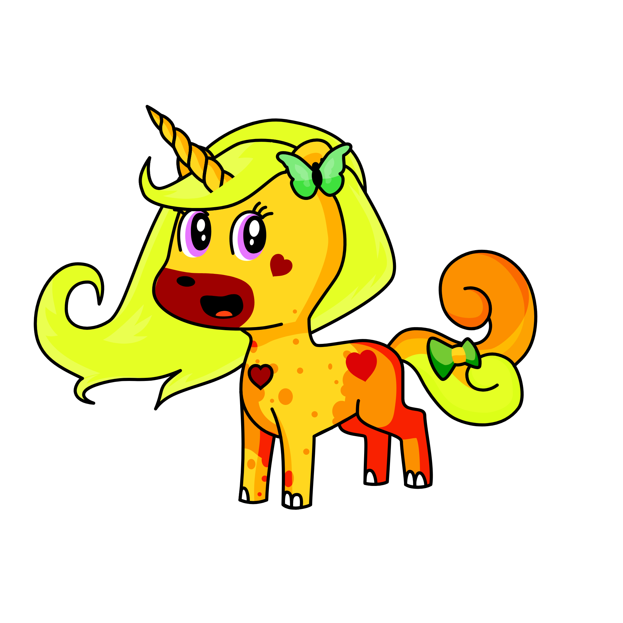 Jasmin, the unicorn