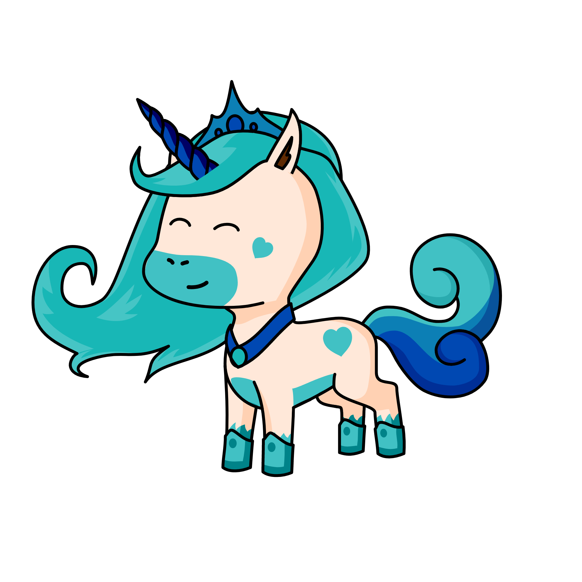 Snow, the unicorn