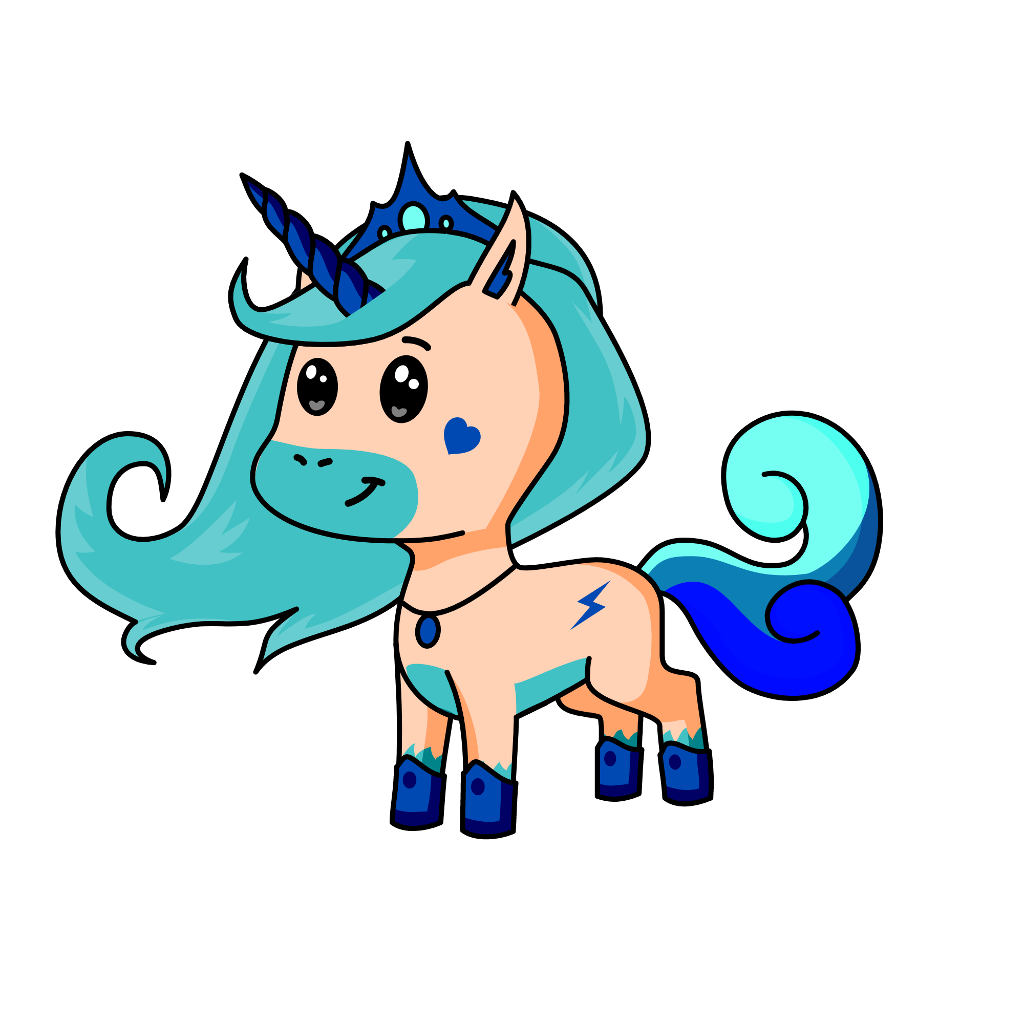 Sky, the unicorn