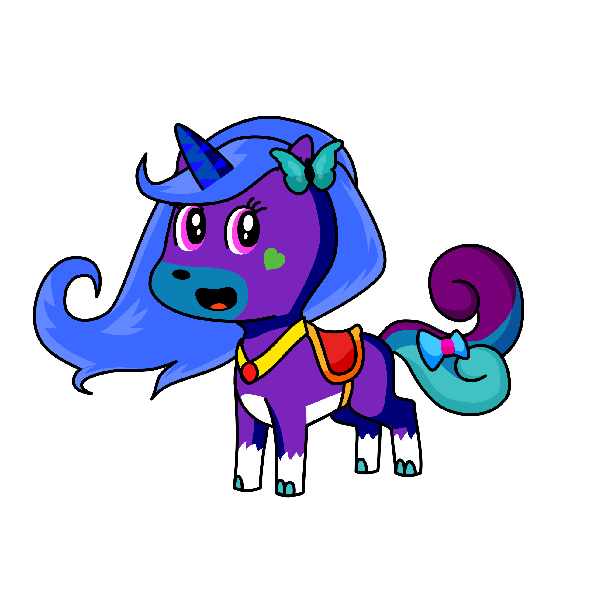 Galactica, the unicorn