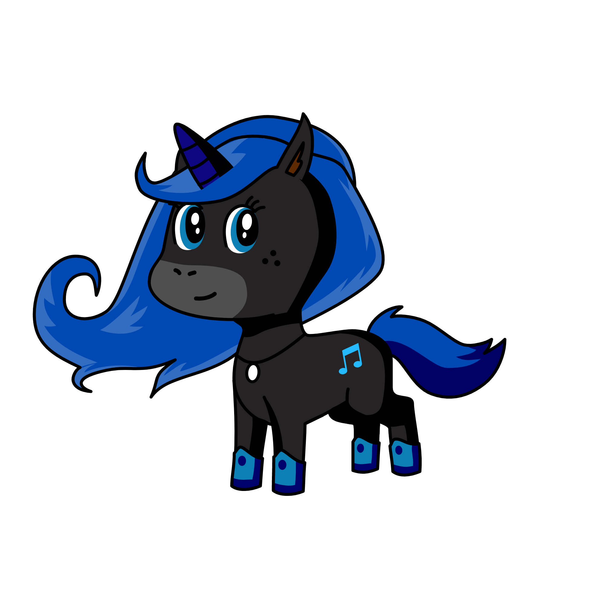 luna, the unicorn