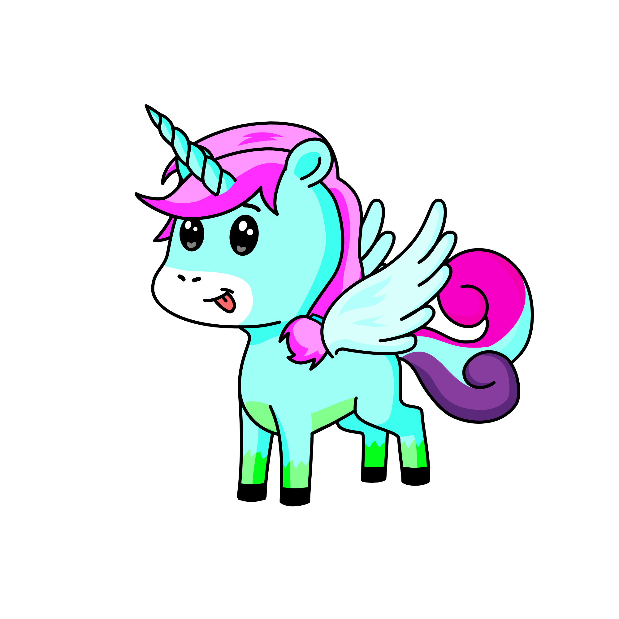 Frozen Magic, the unicorn