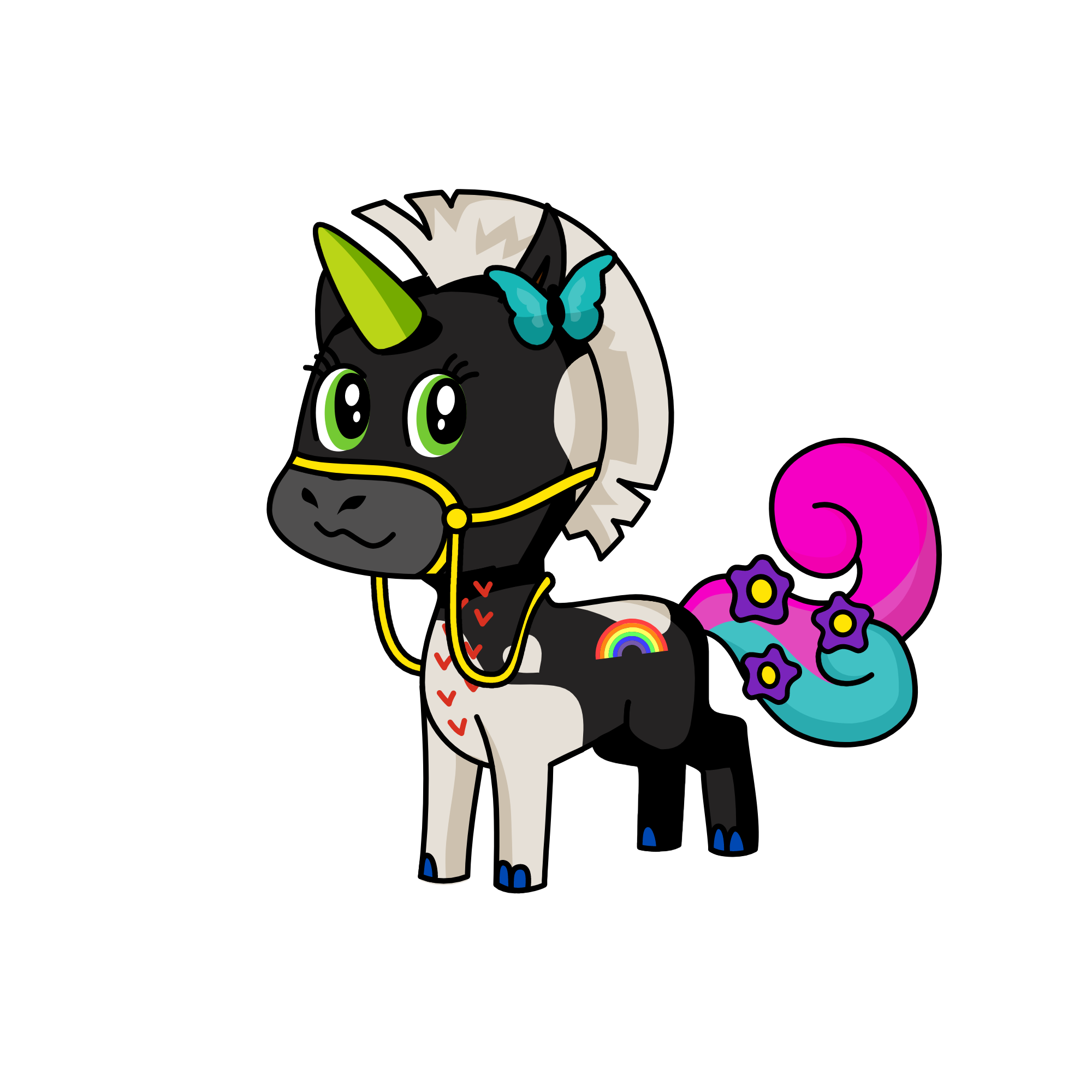 The dark Jacey, the unicorn