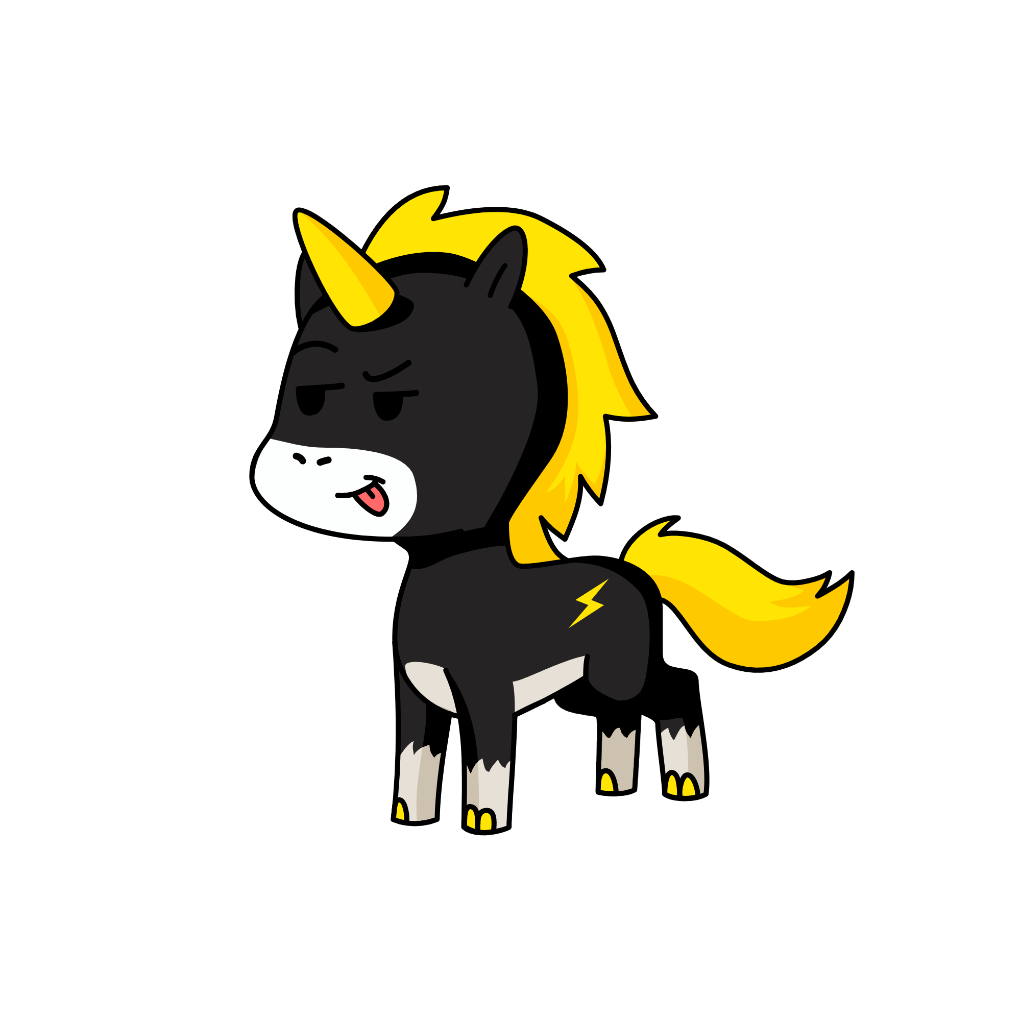 Spike, the unicorn
