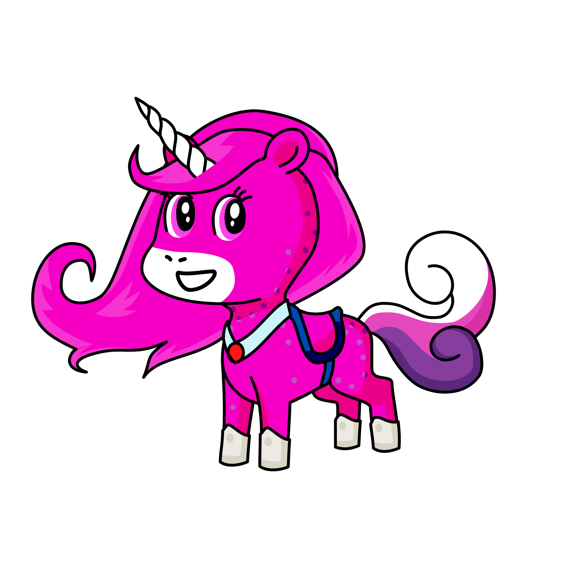 Elle, the unicorn