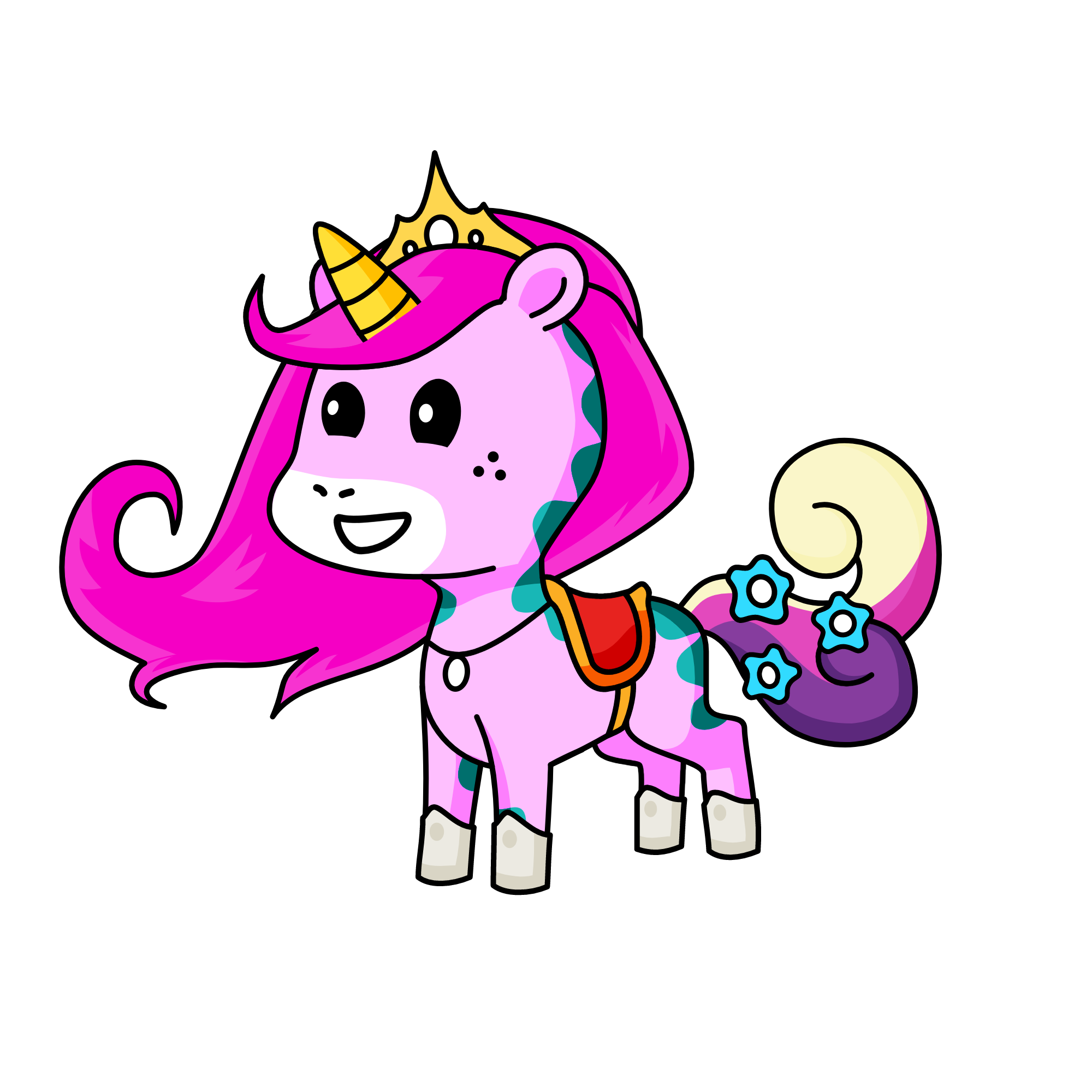 Cutie, the unicorn