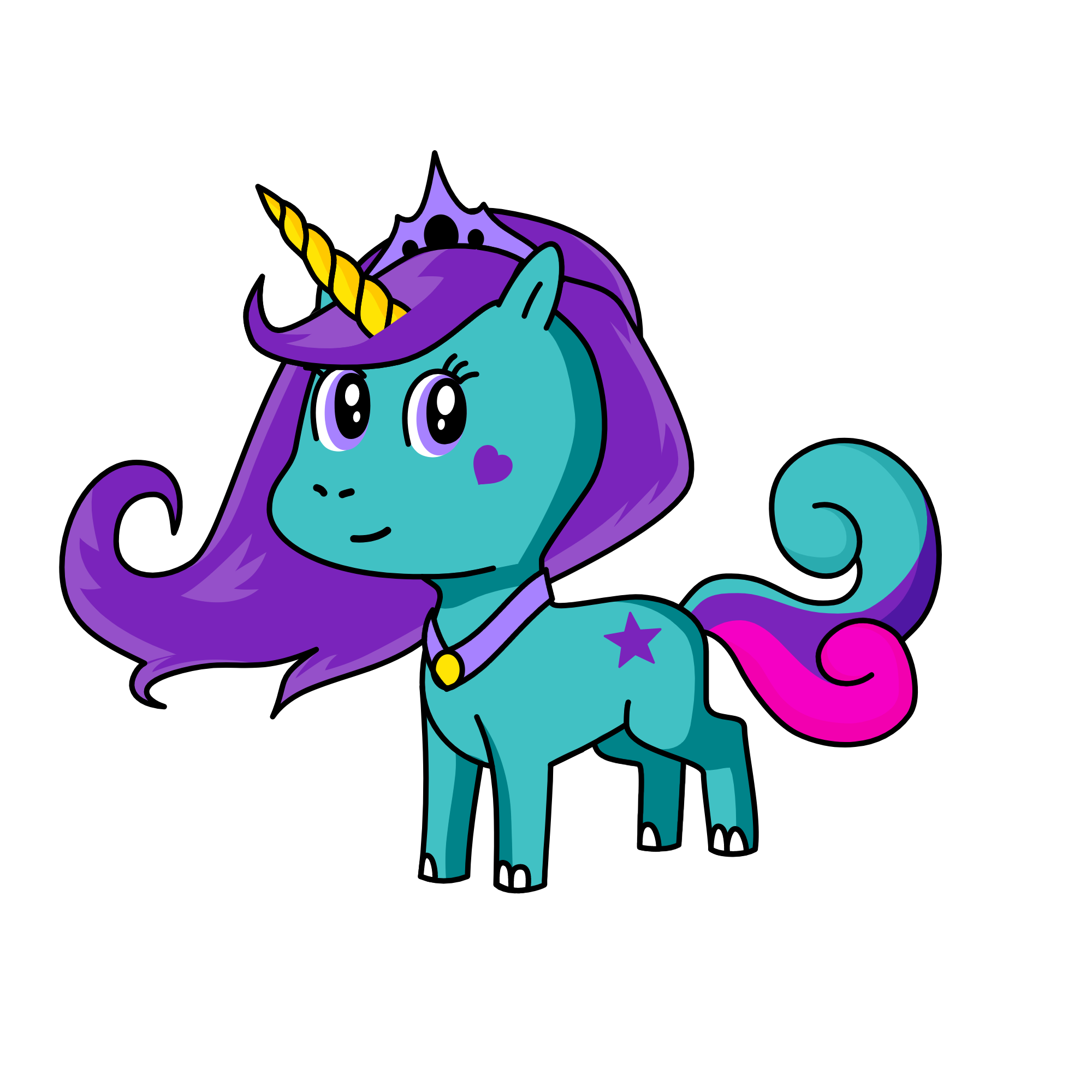 Galaxy, the unicorn