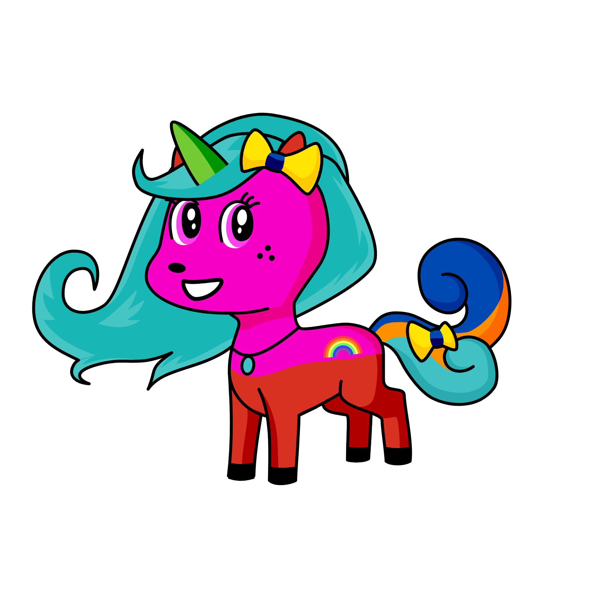 Sky, the unicorn