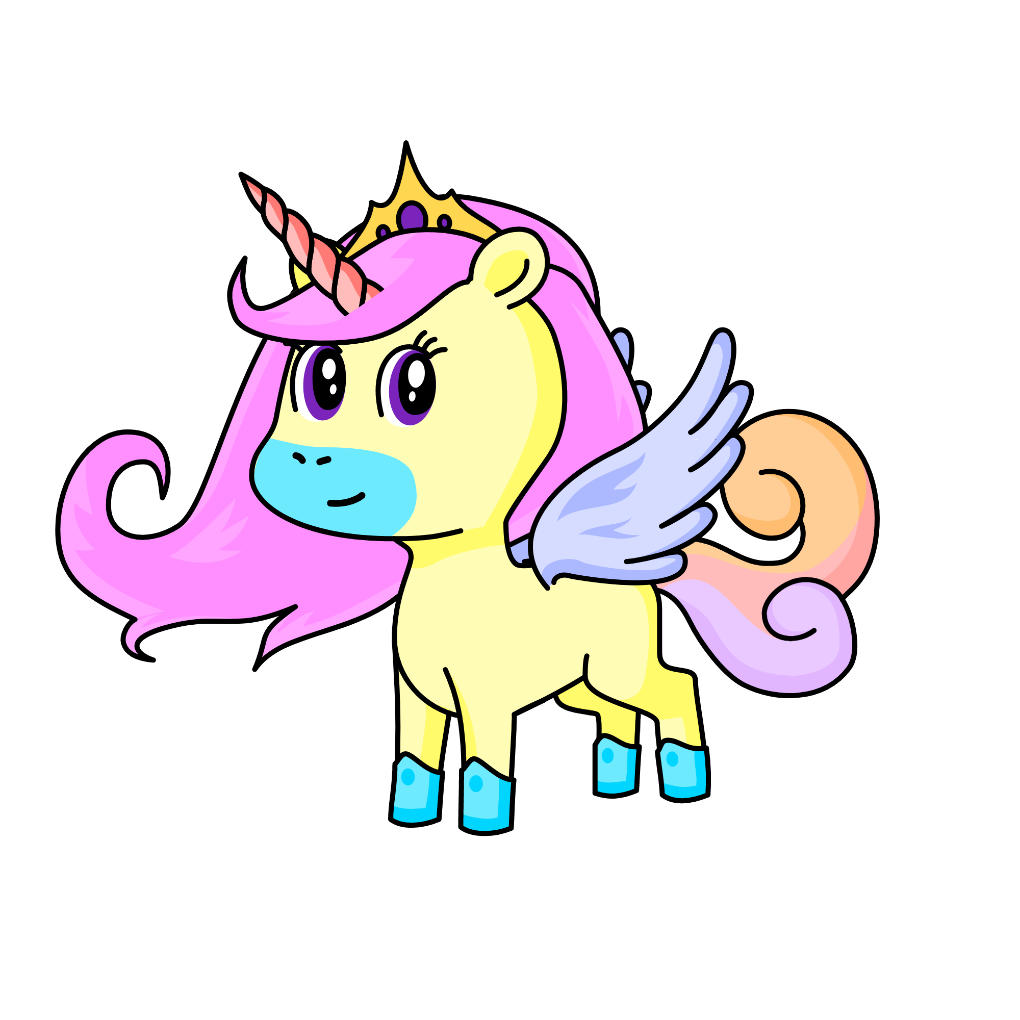 Princess Cutie, the unicorn