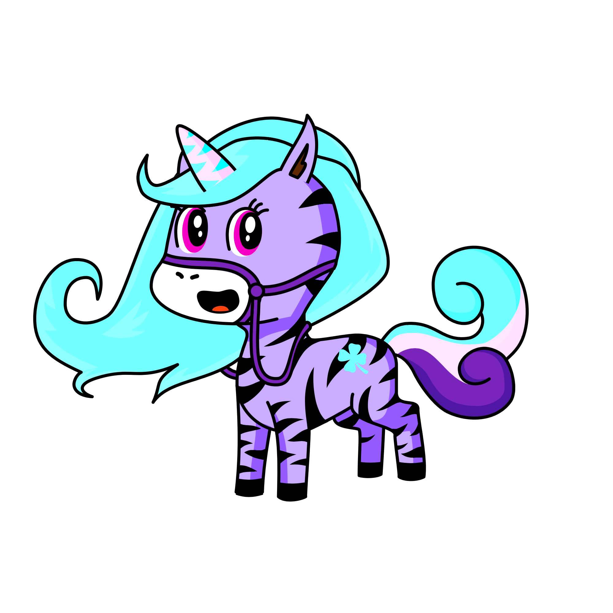 Luckster , the unicorn