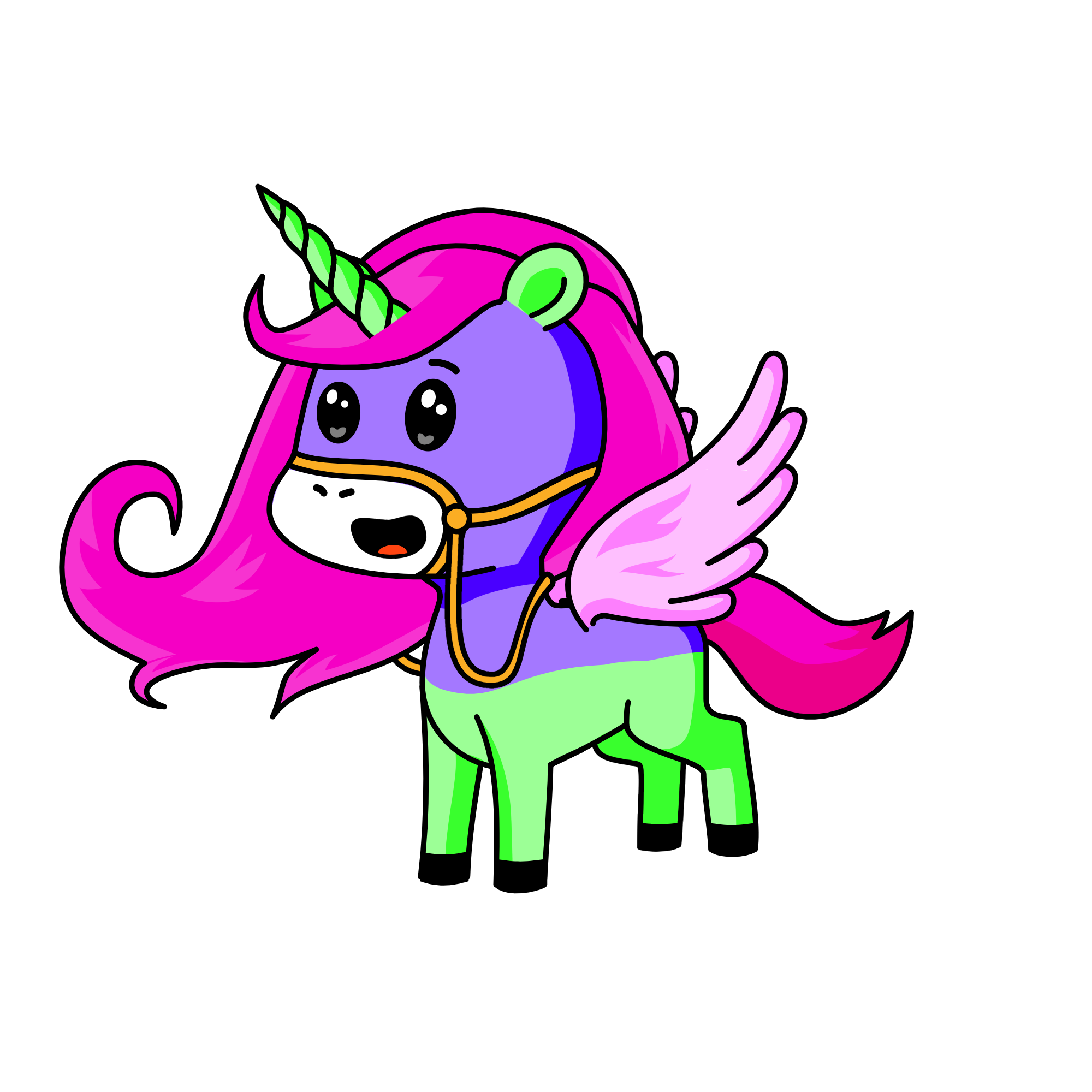 Leafy Magic , the unicorn