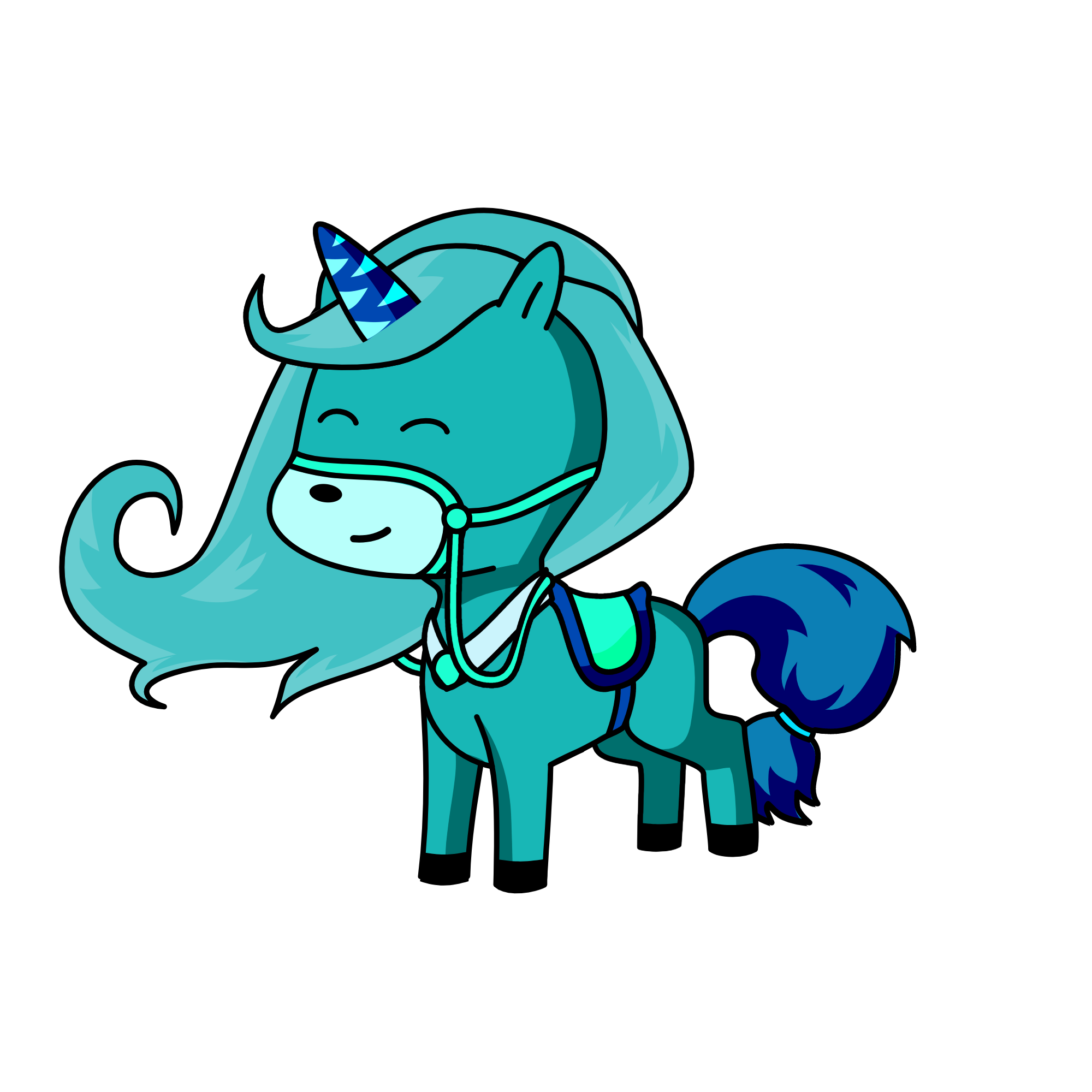 Ocean Rider, the unicorn
