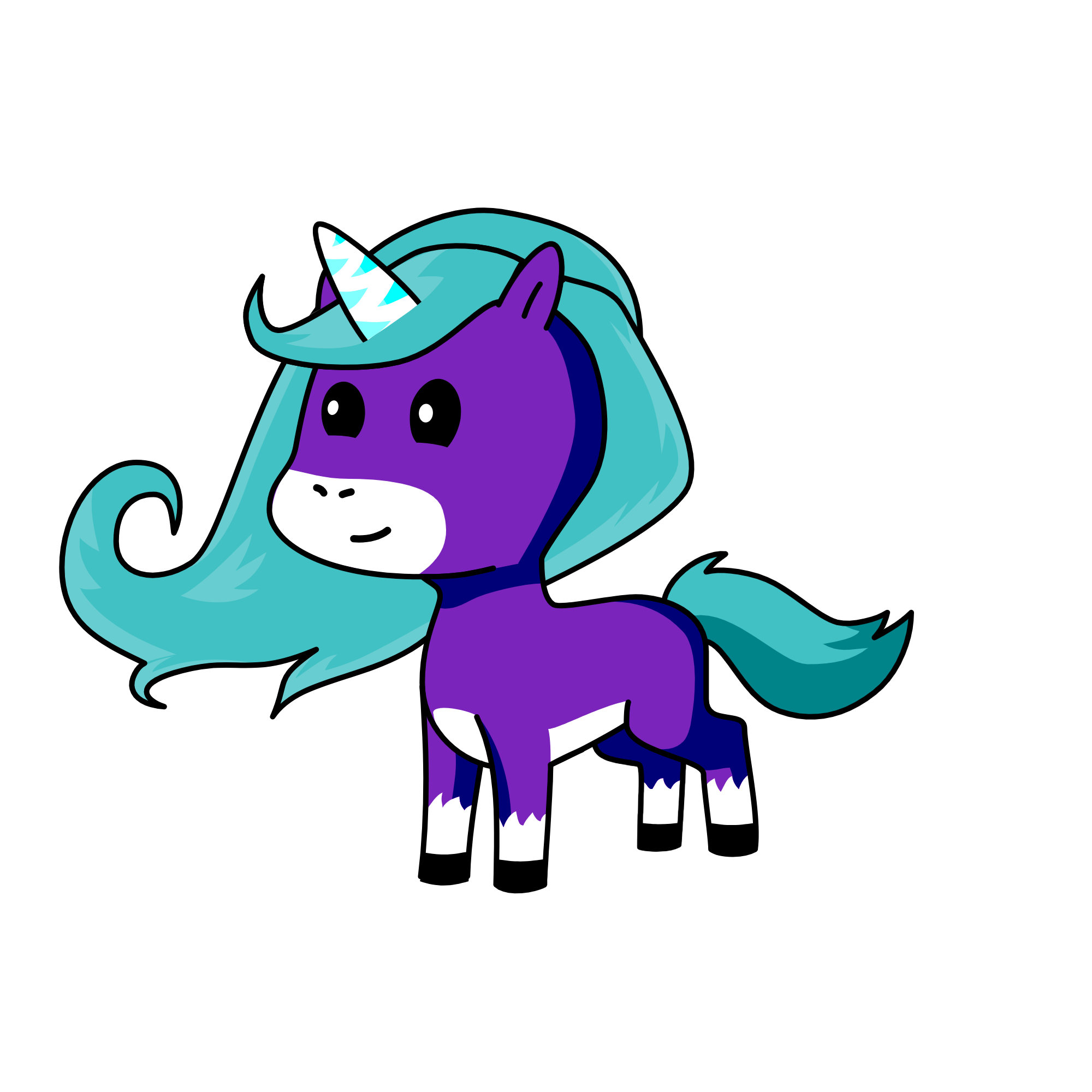 Misty, the unicorn