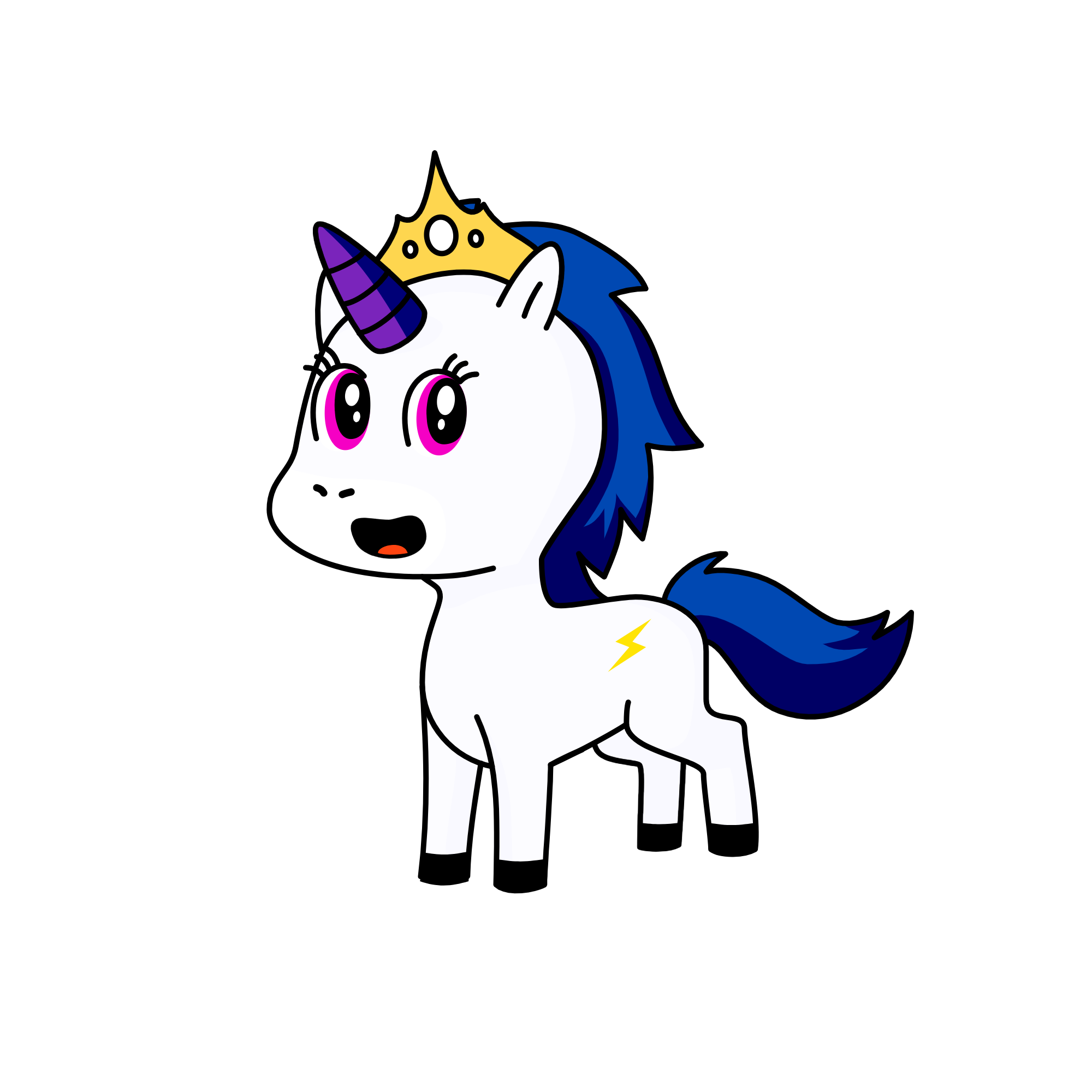 Lightning, the unicorn