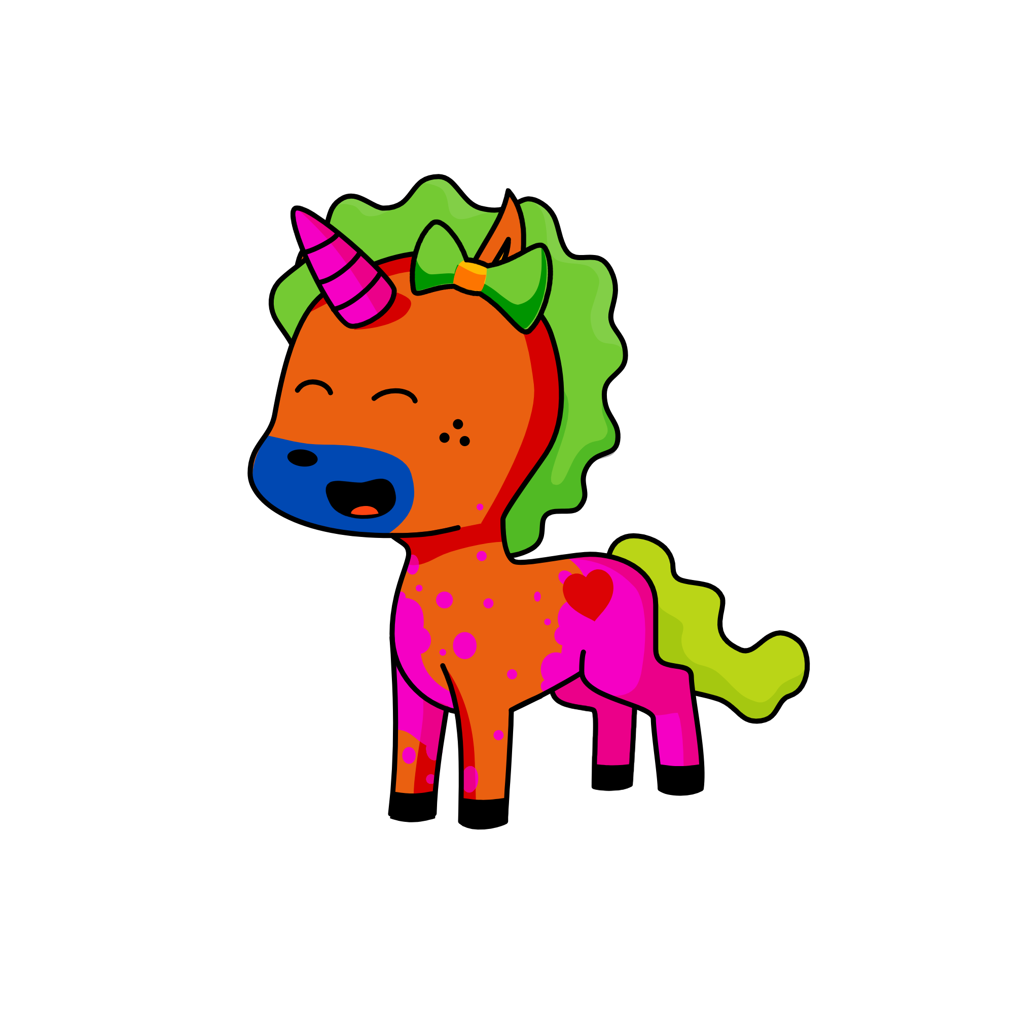 Random, the unicorn