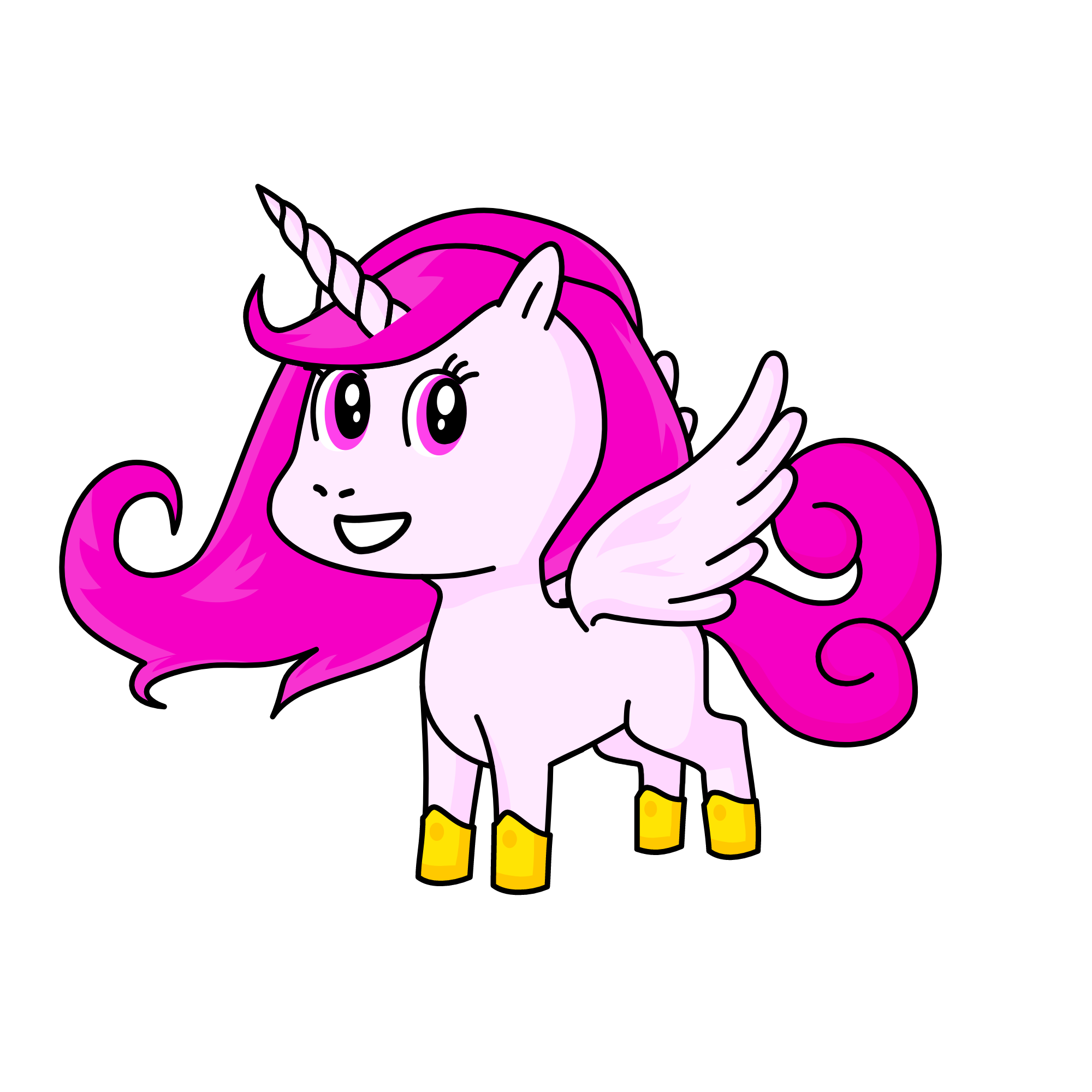 Julie the Protecter of the World, the unicorn