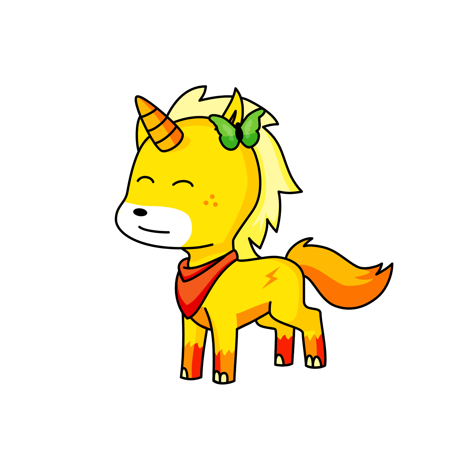 SunBurst, the unicorn