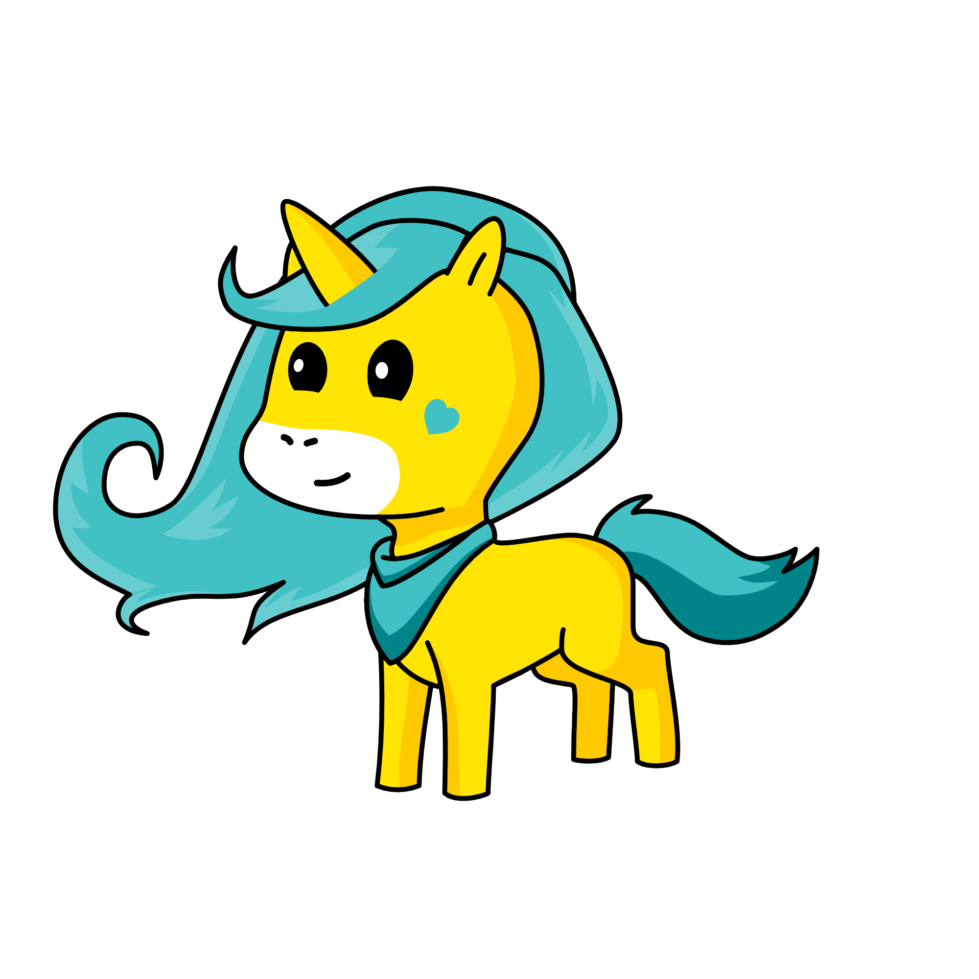 Coy, the unicorn