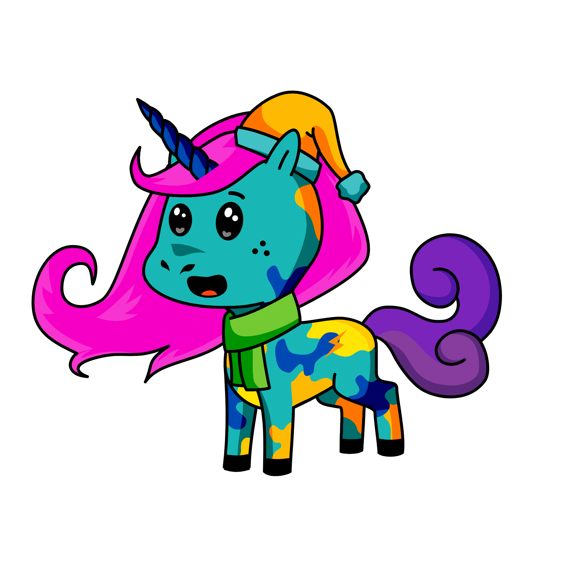 h, the unicorn