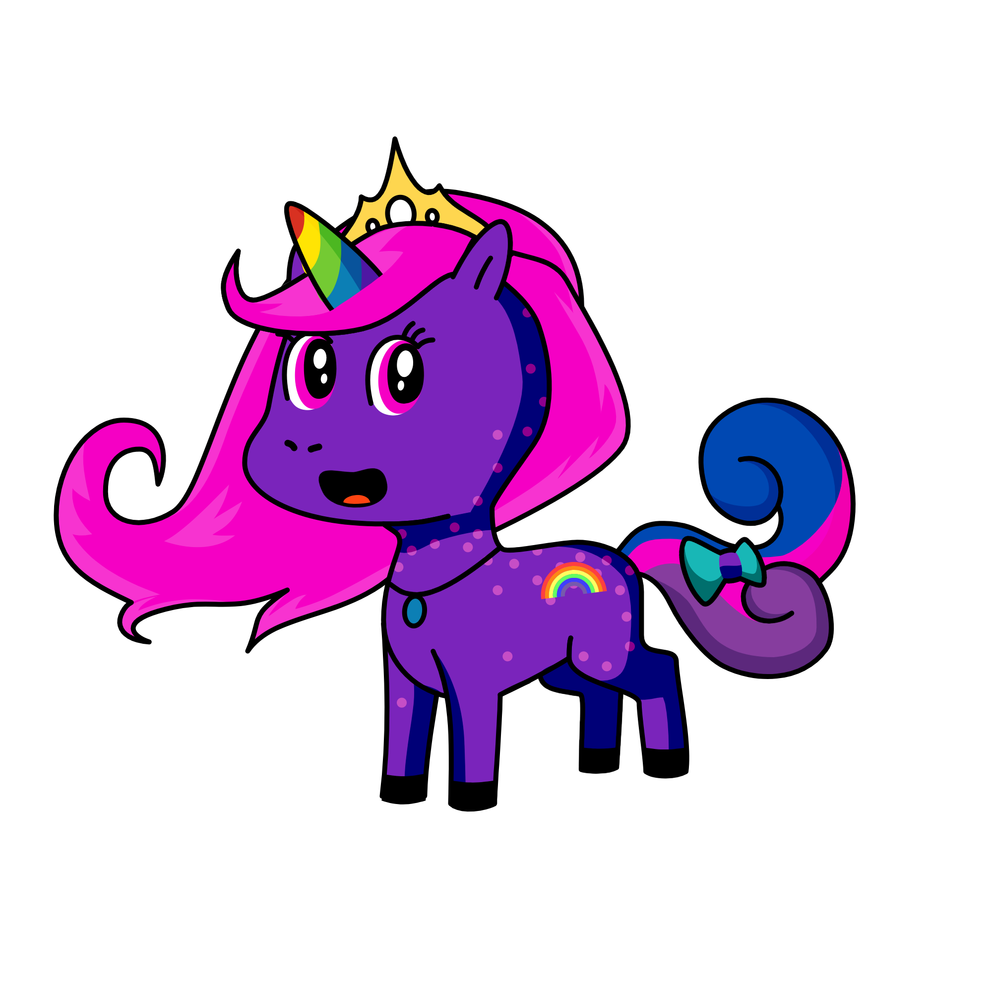 Princess Rainbow, the unicorn