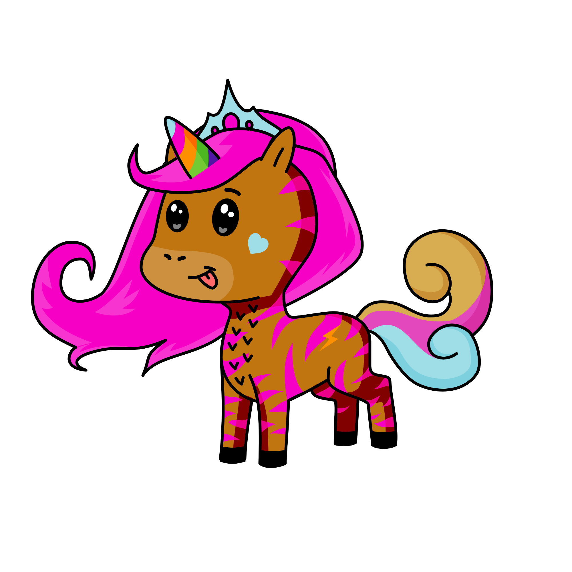 Sky, the unicorn