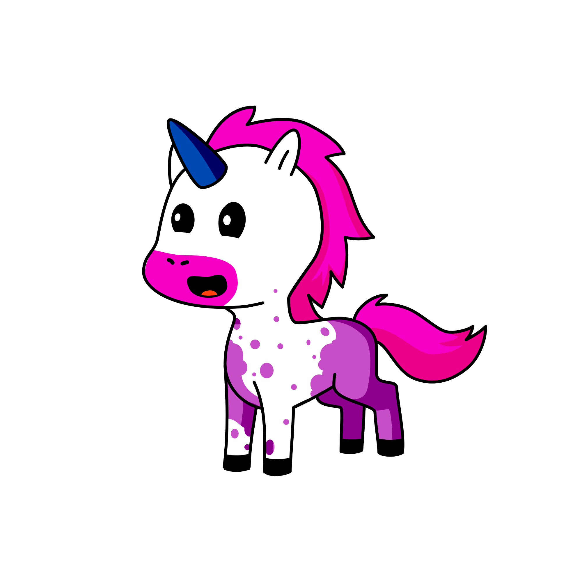 lillly with a extra l, the unicorn