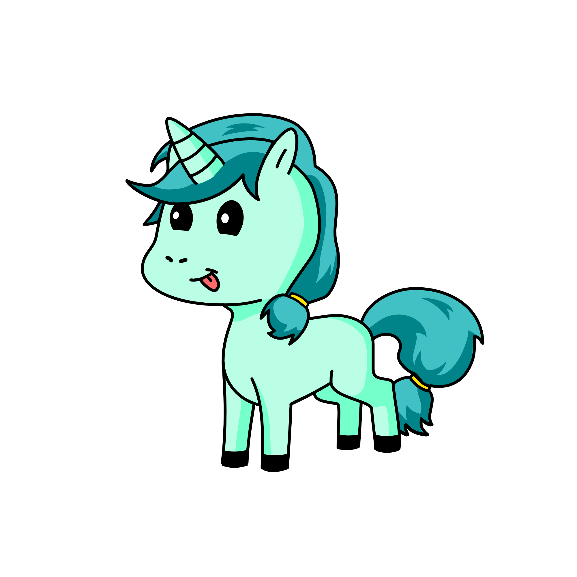 Mint, the unicorn
