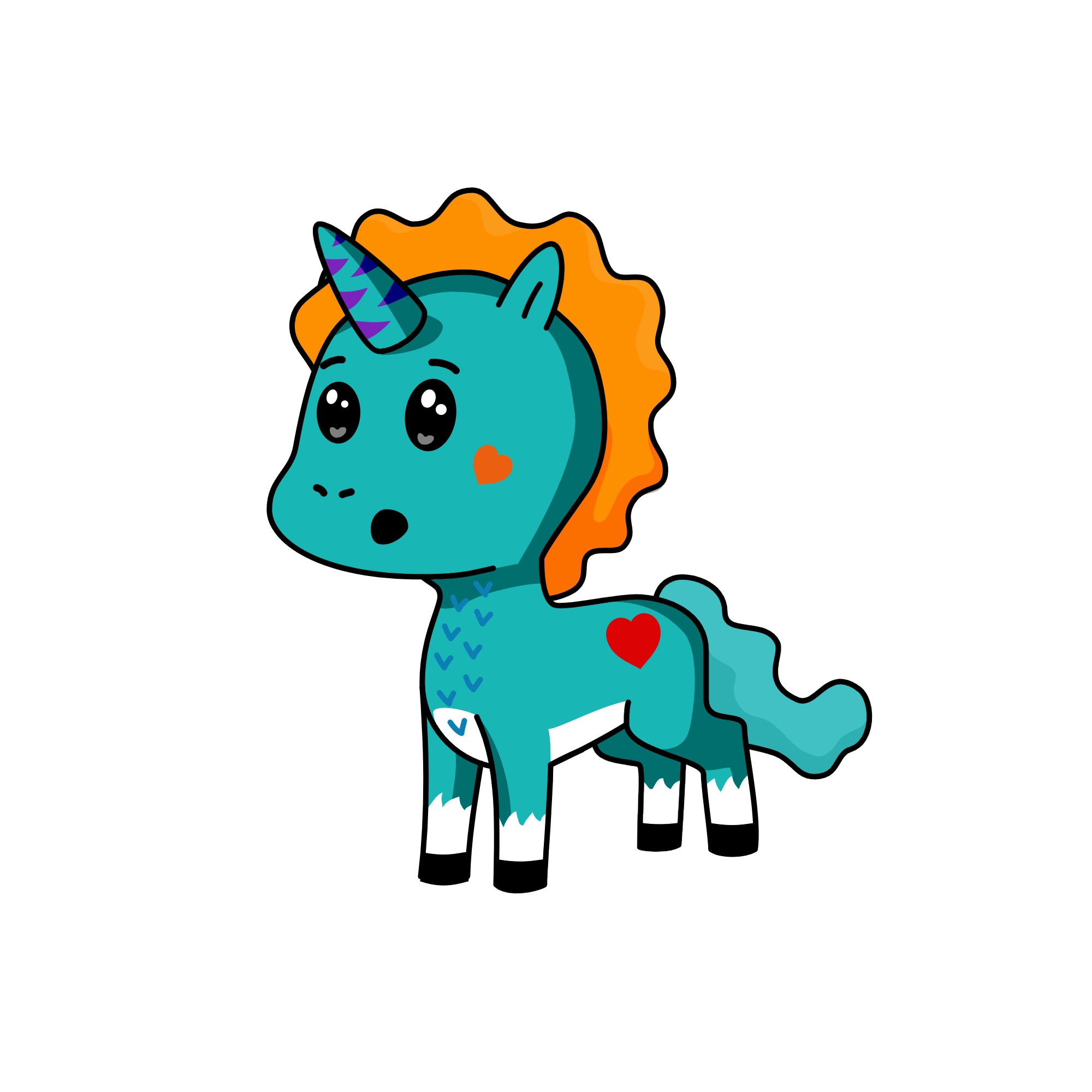 Gekkie, the unicorn