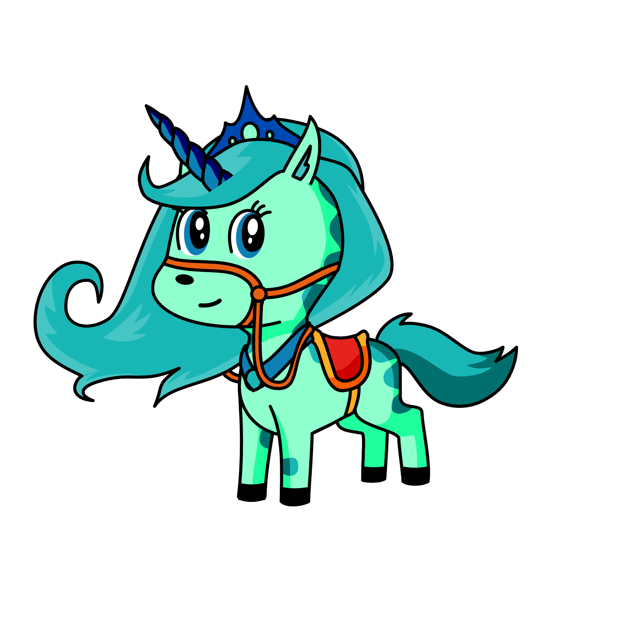 Aqua, the unicorn