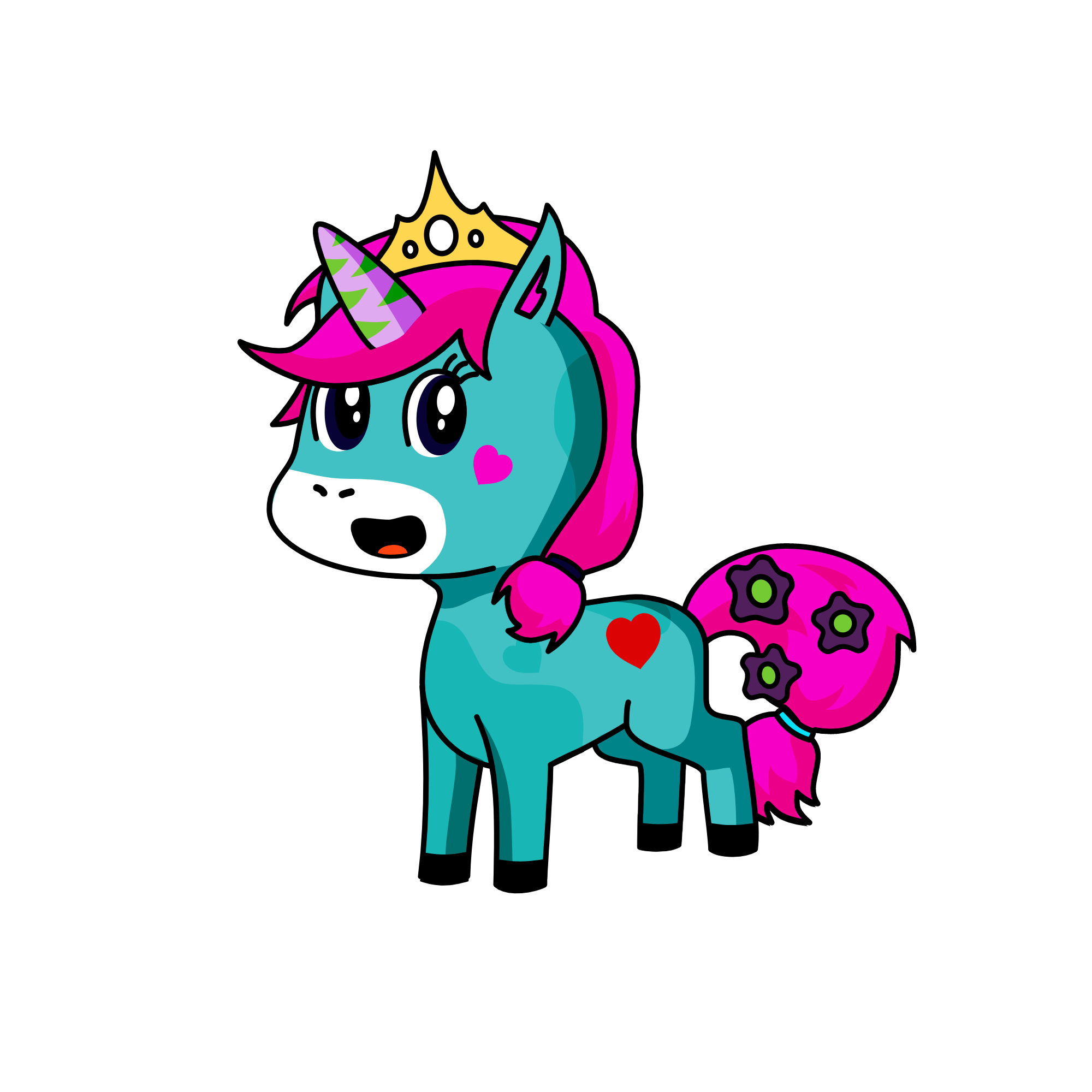 Uni kiwali king, the unicorn