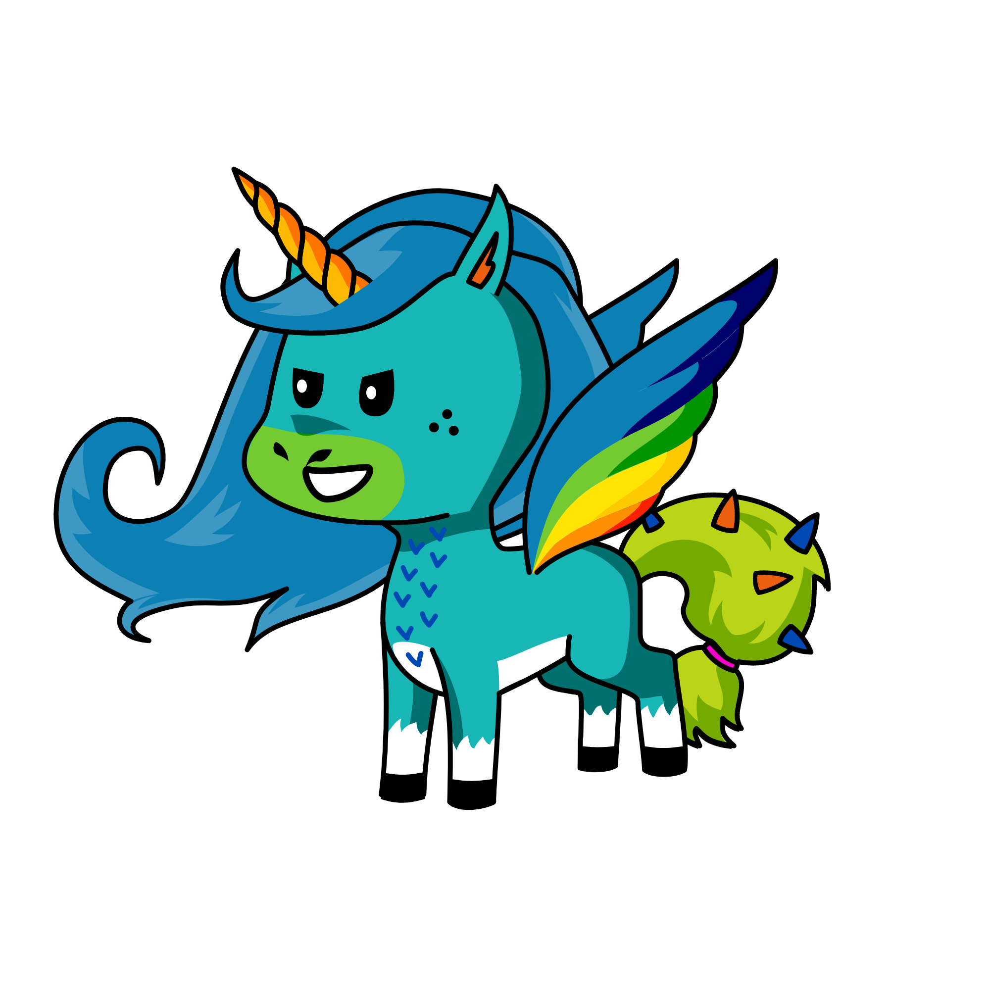 silly, the unicorn