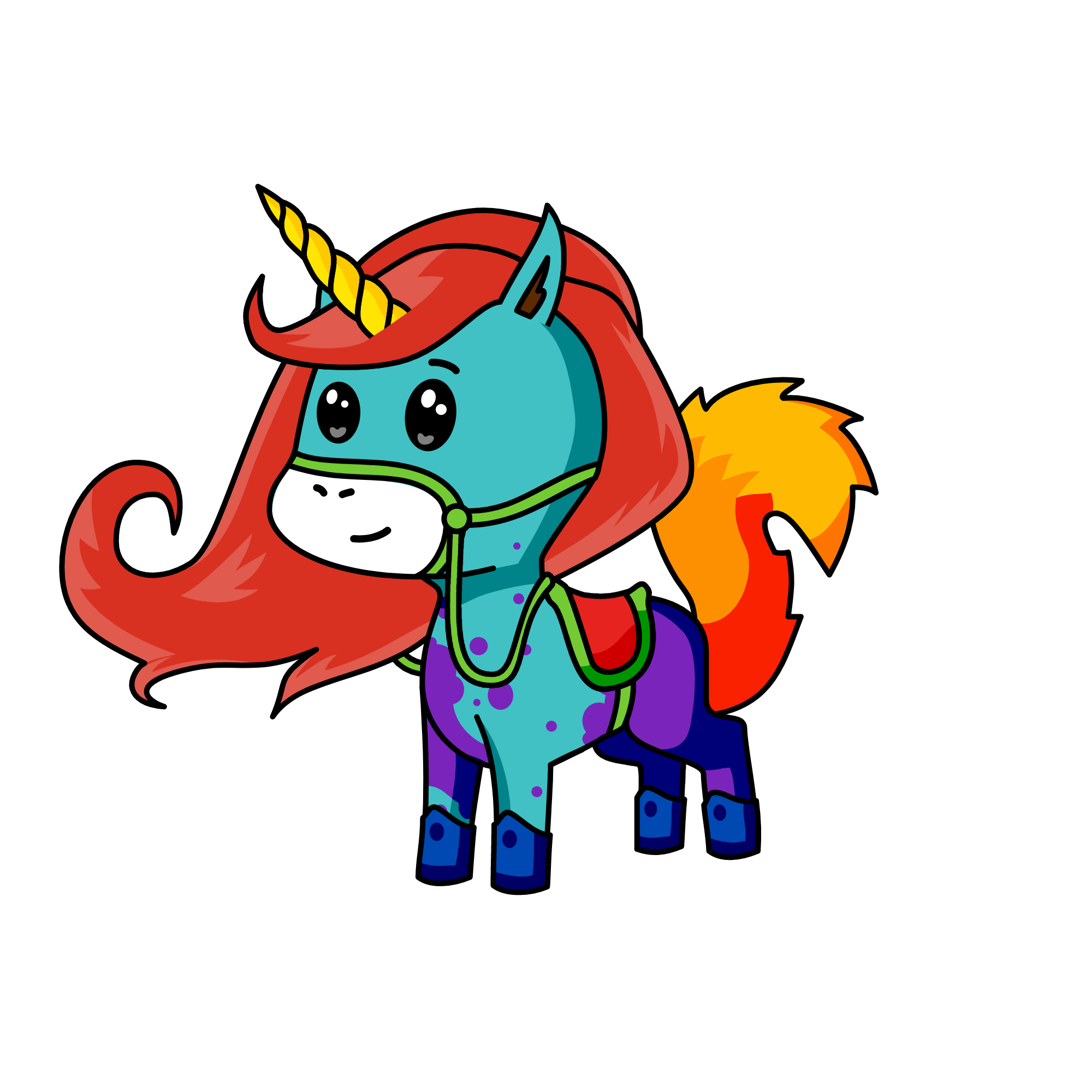 rainbow, the unicorn