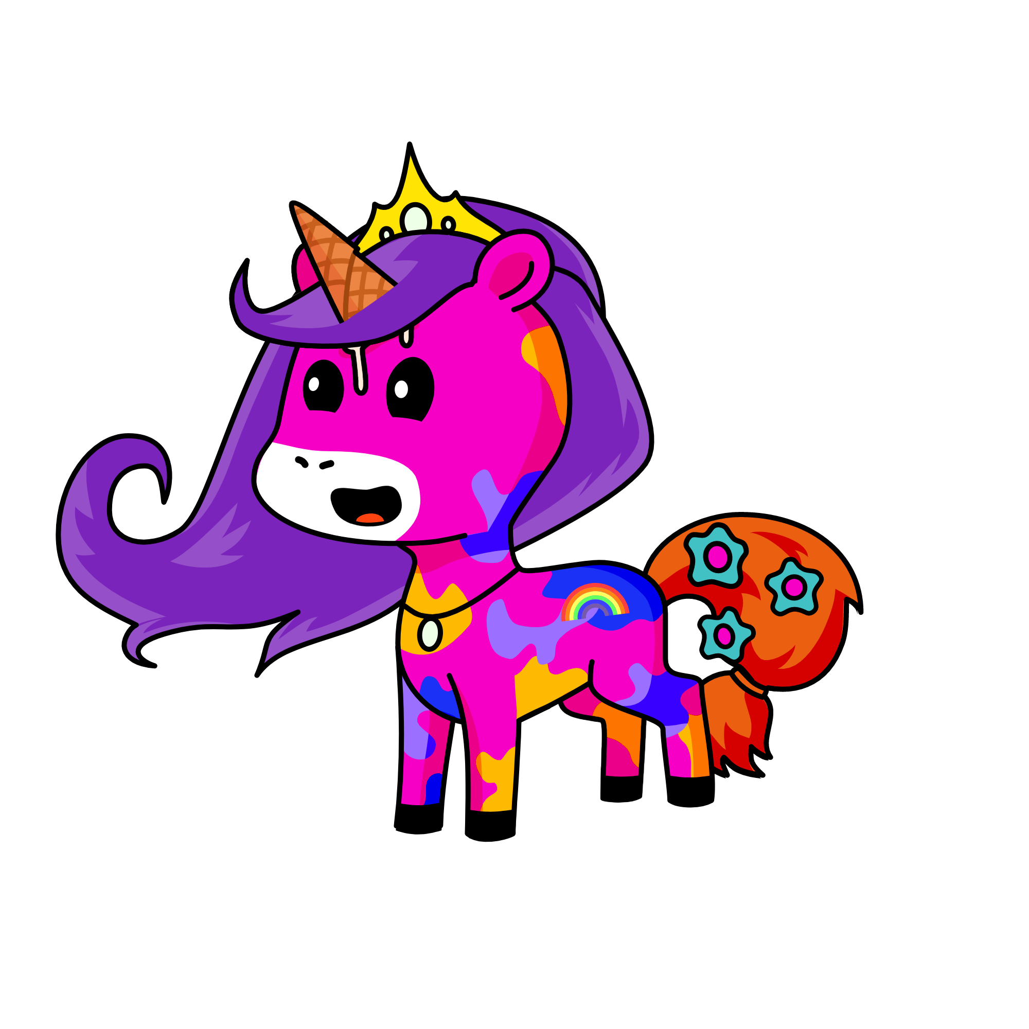 Princess Cone, the unicorn