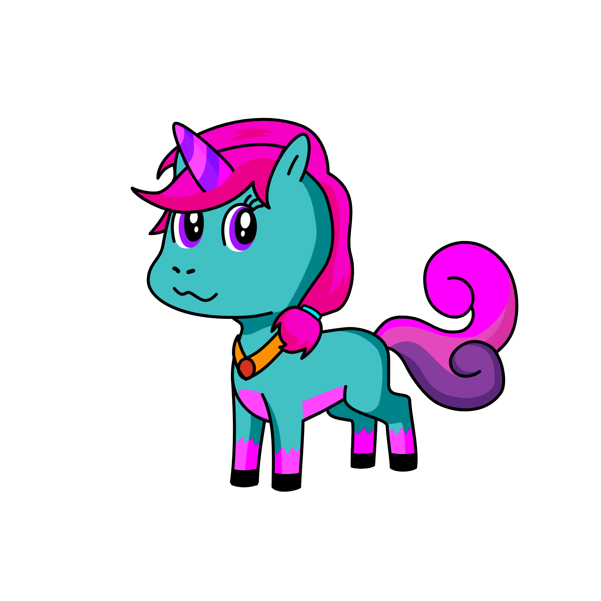 pinky, the unicorn