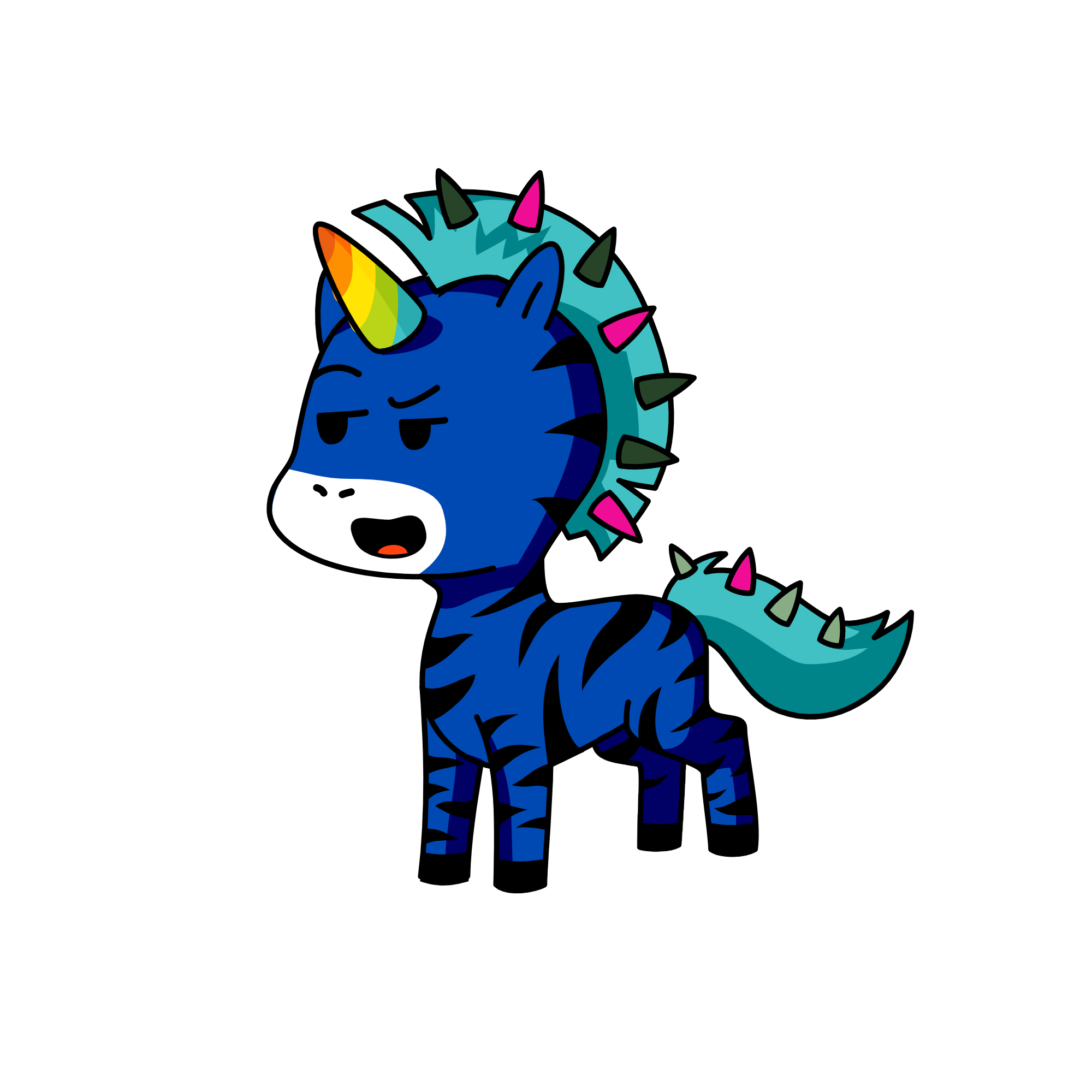 NIGHT ROCK, the unicorn