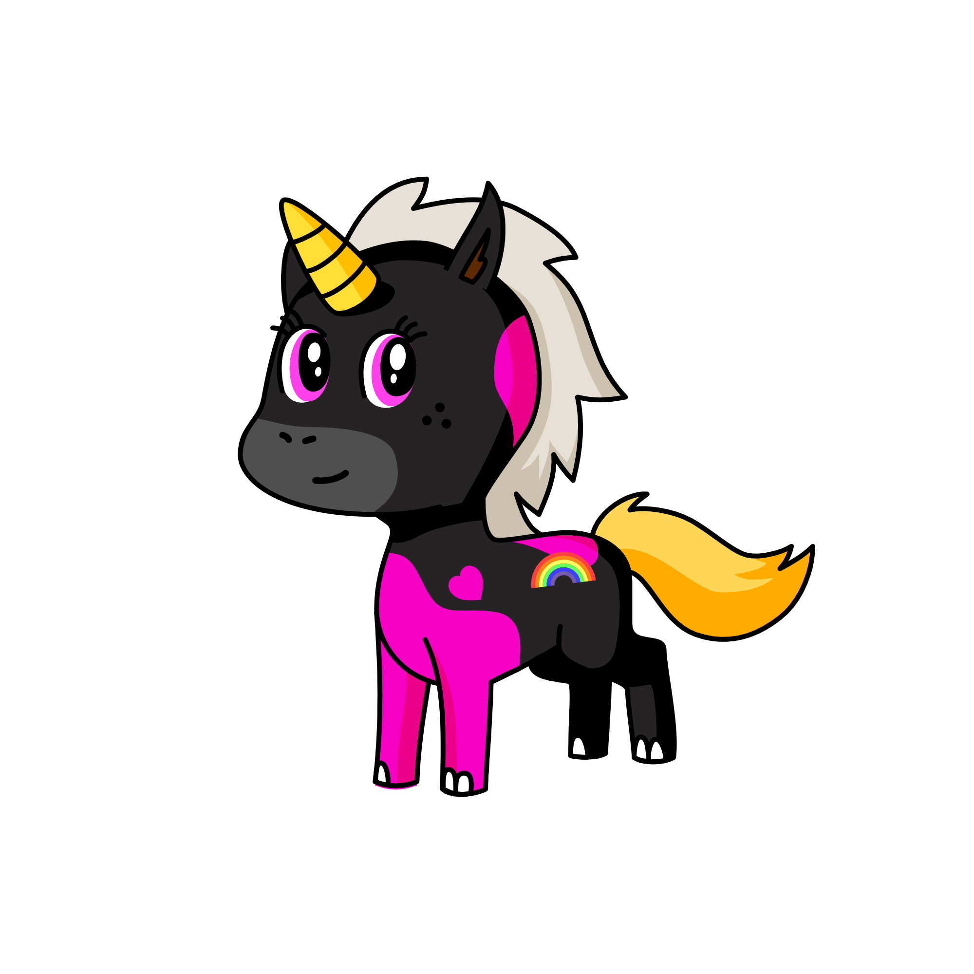 Unikitty, the unicorn