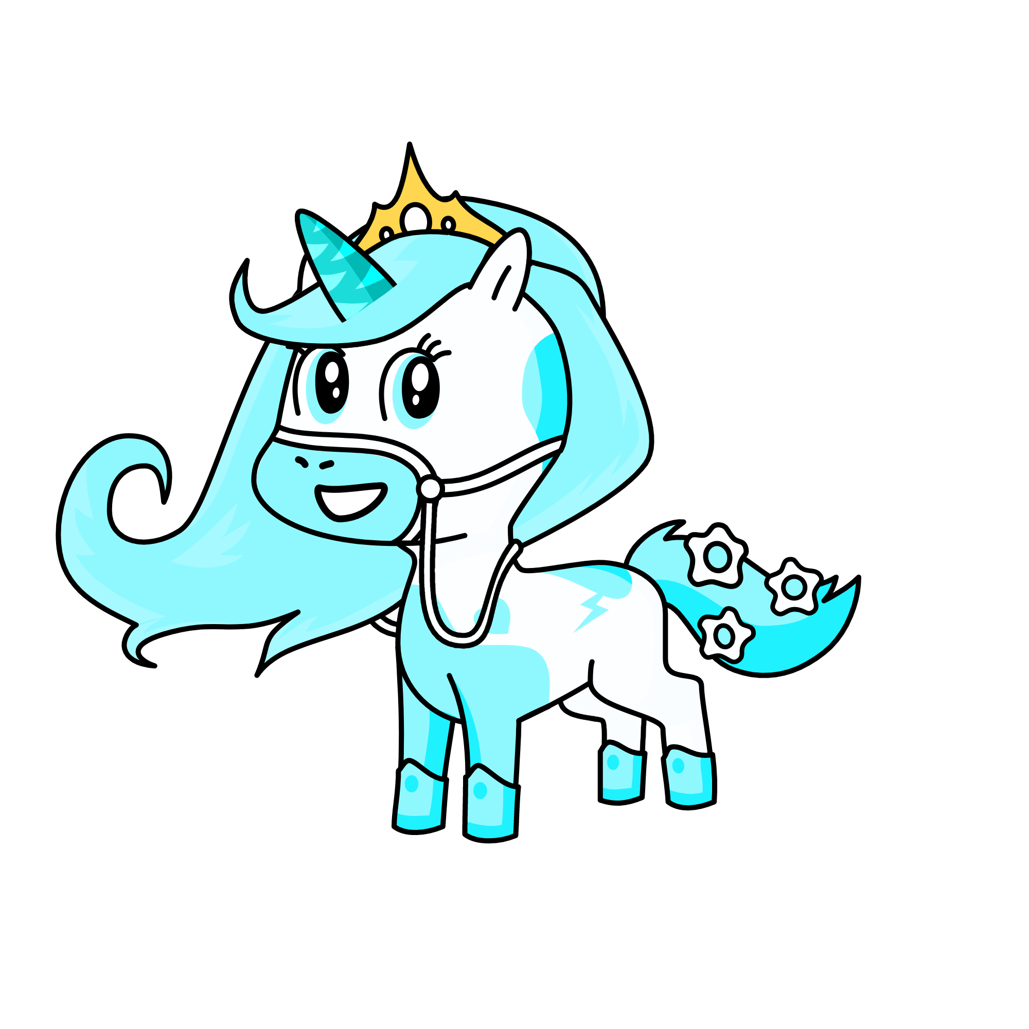 Dash, the unicorn