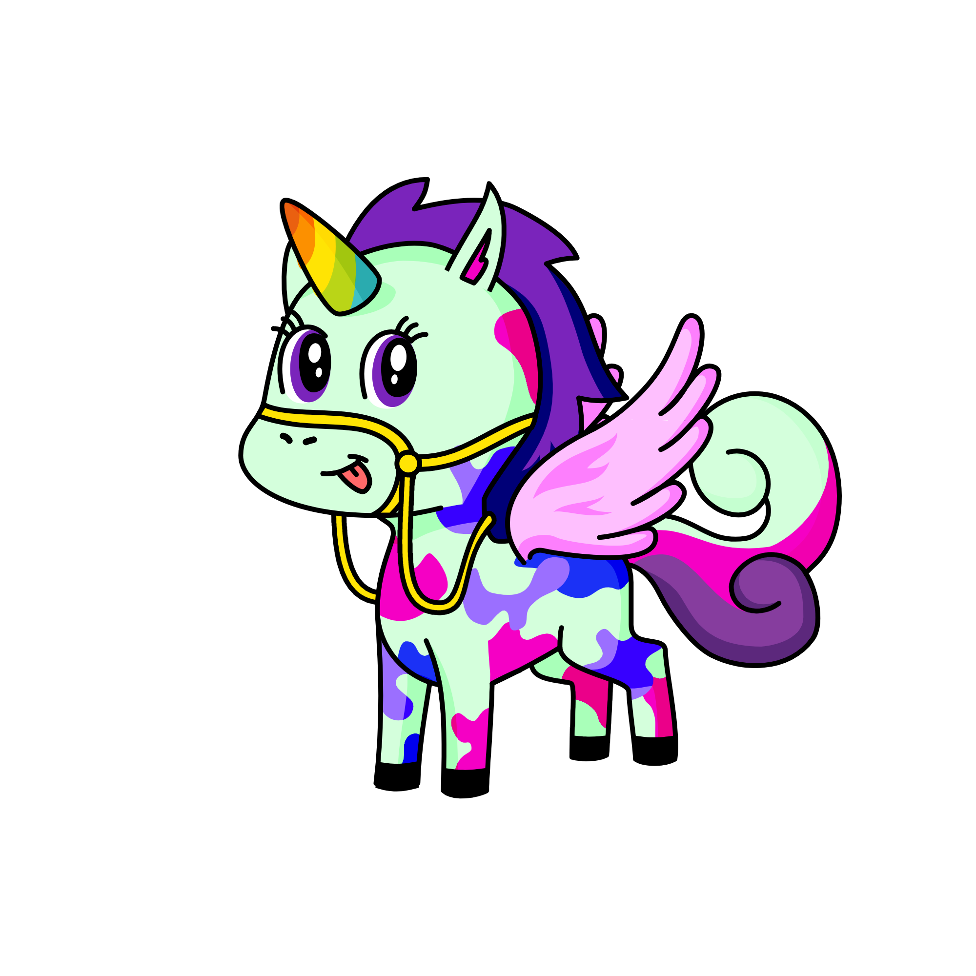 Sky Rainbow, the unicorn