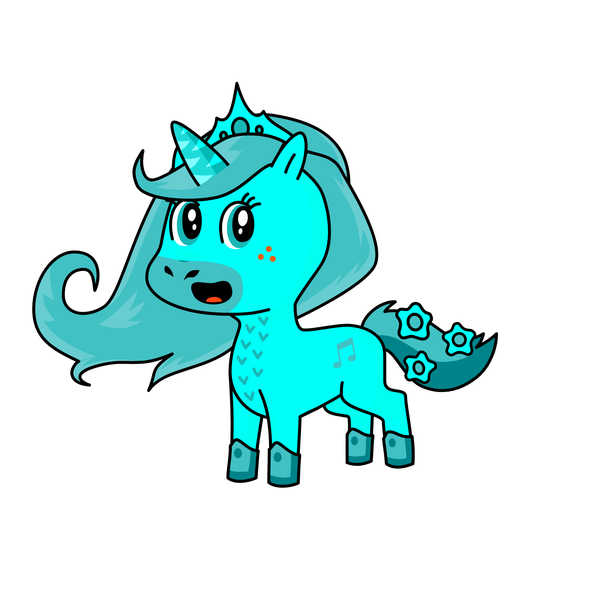 POP, the unicorn