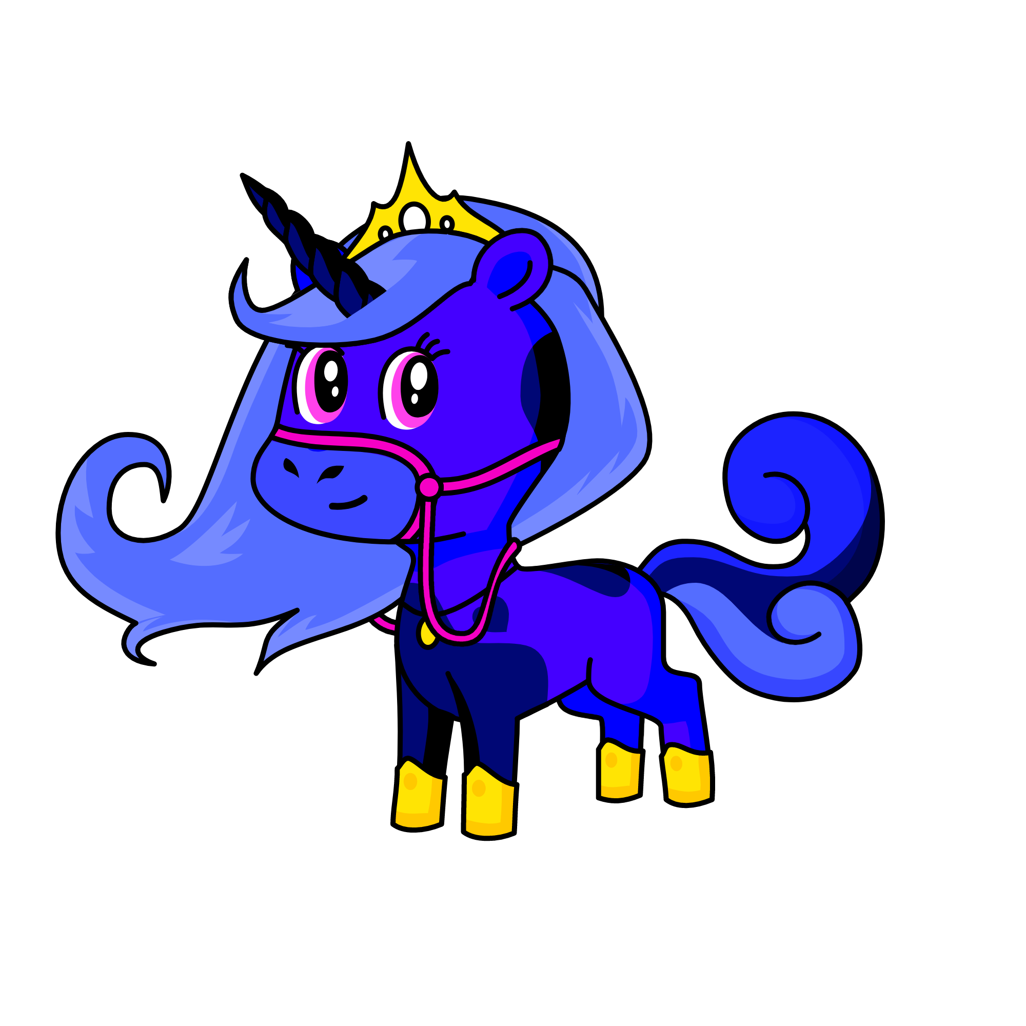 Princess Luna, the unicorn