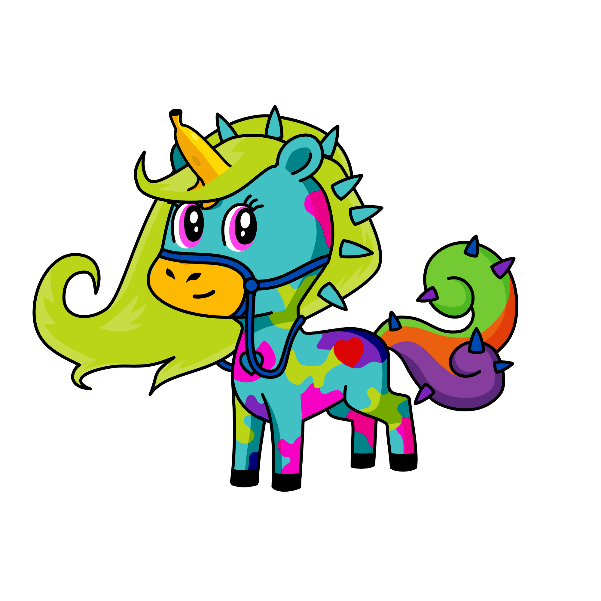M, the unicorn