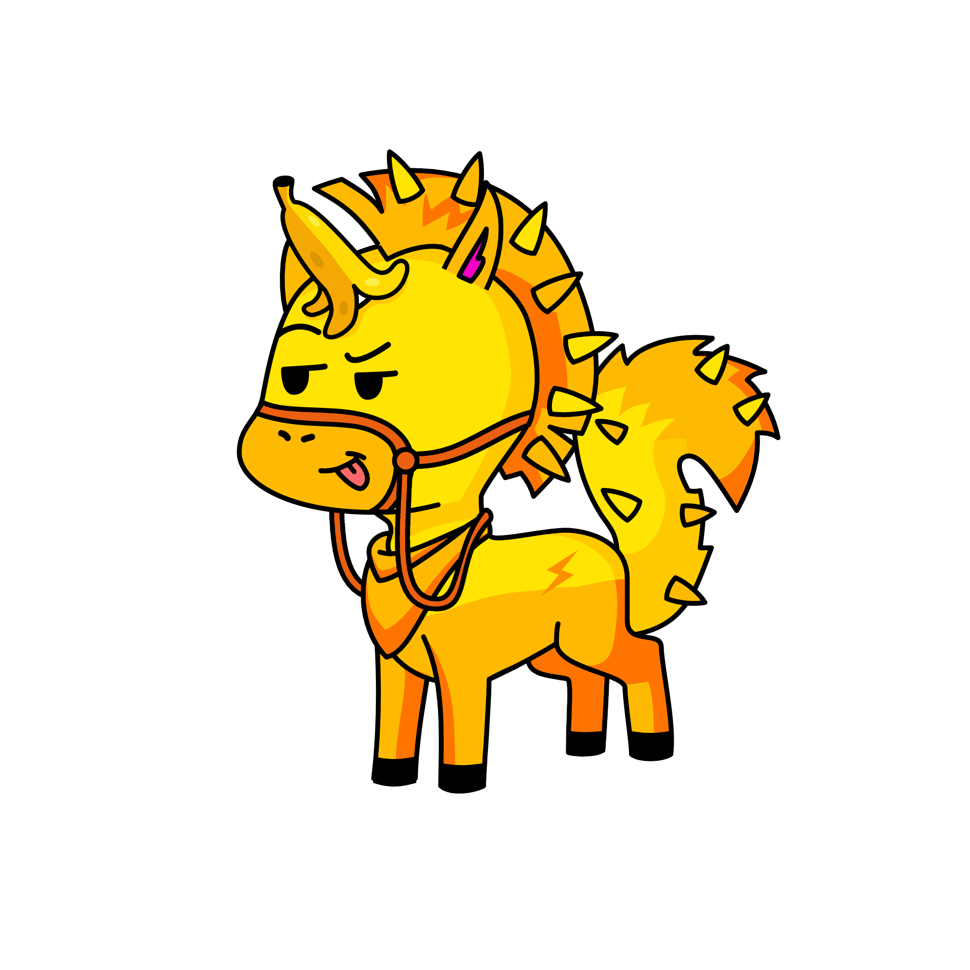 Lord Bannahorn, the unicorn