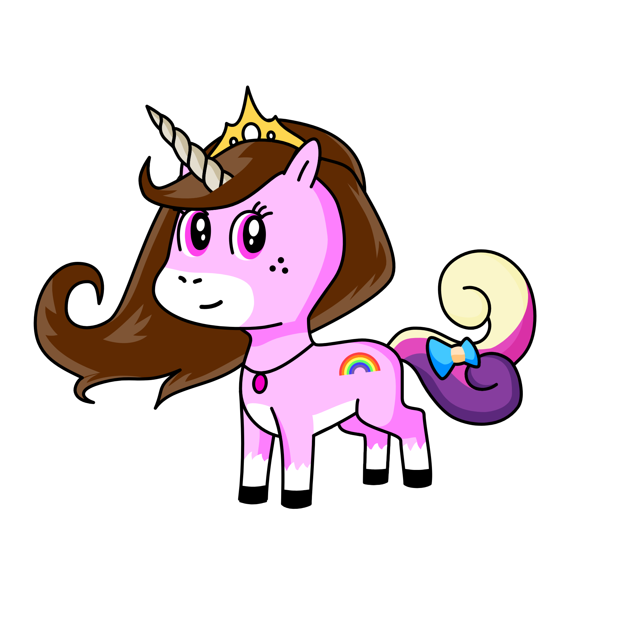 Queen Titania, the unicorn