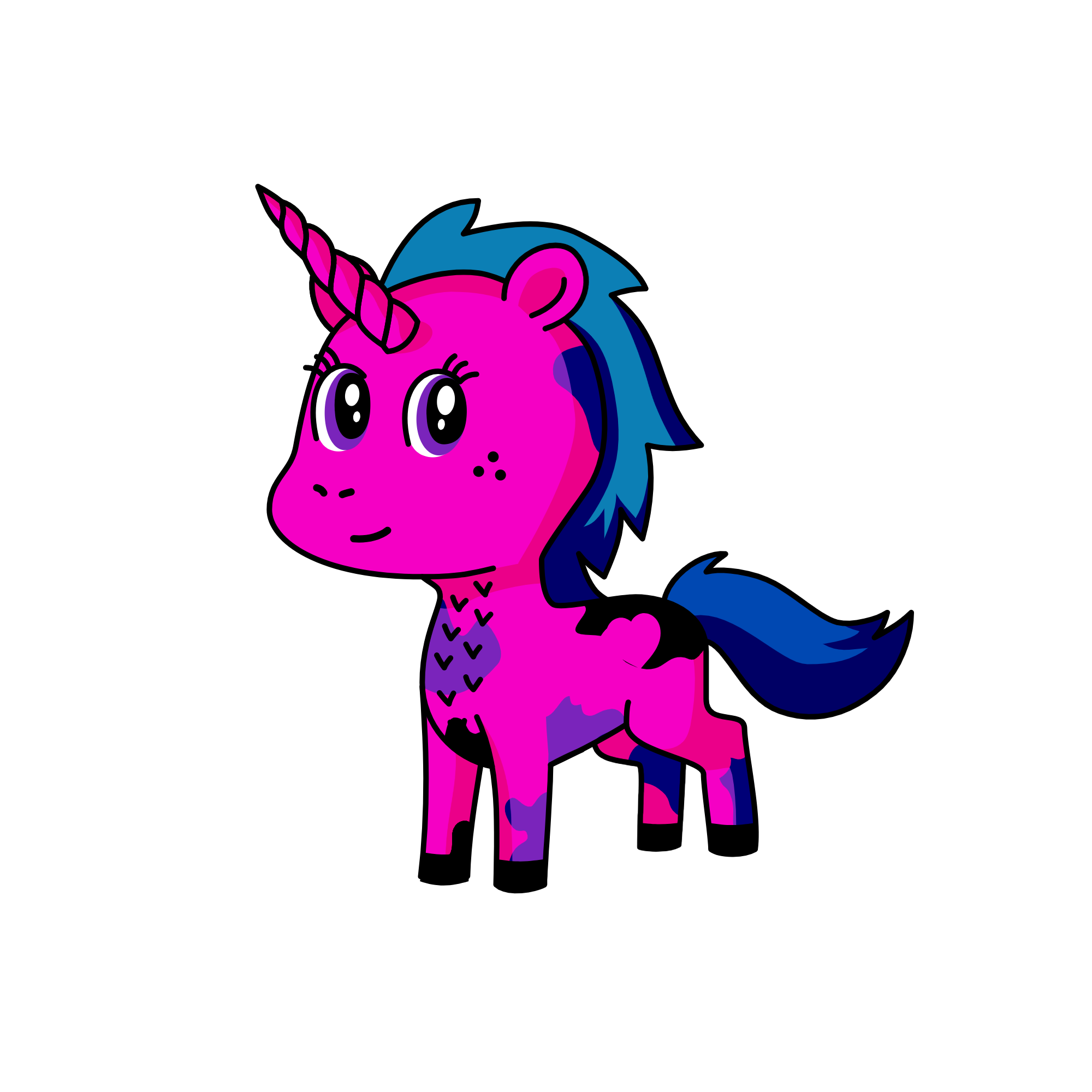 pinky, the unicorn