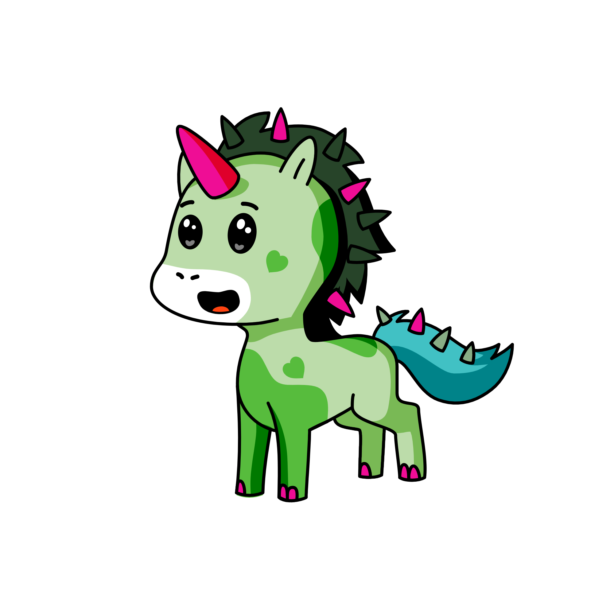 PELUCIA, the unicorn