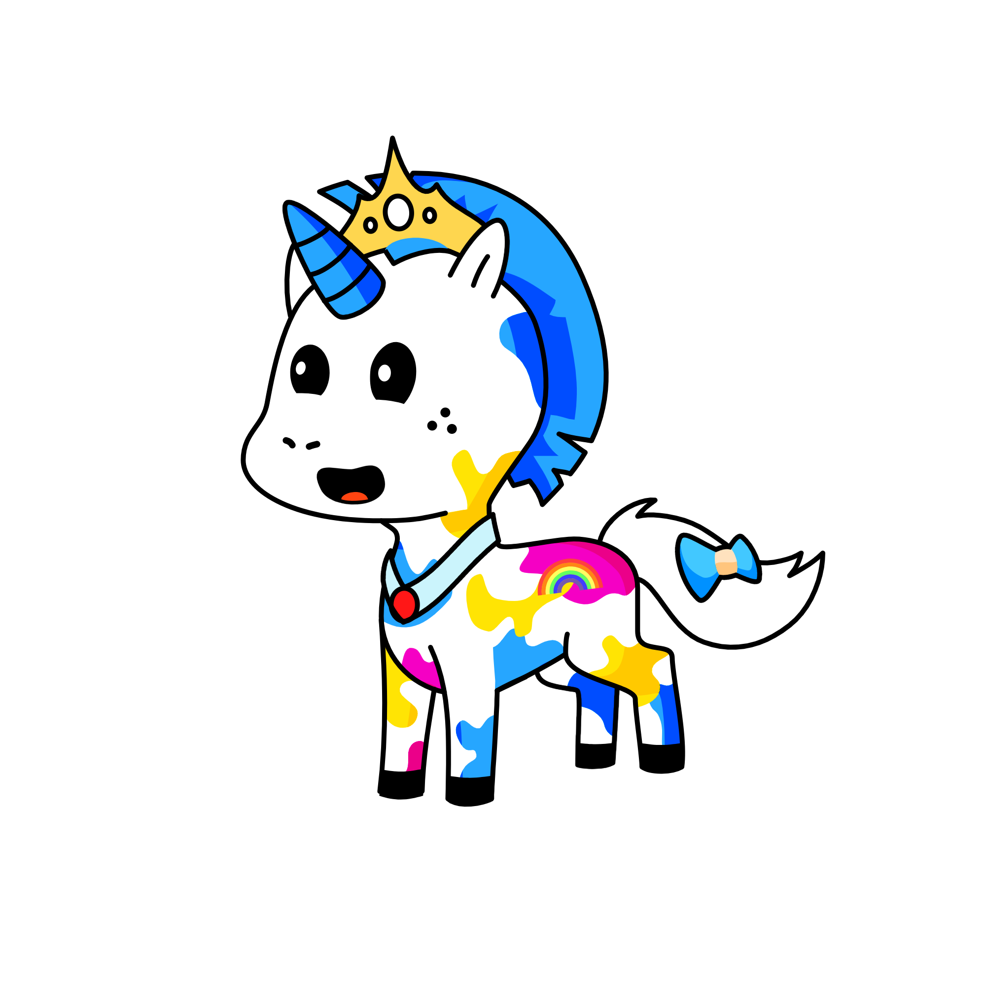 Arcoiris, the unicorn