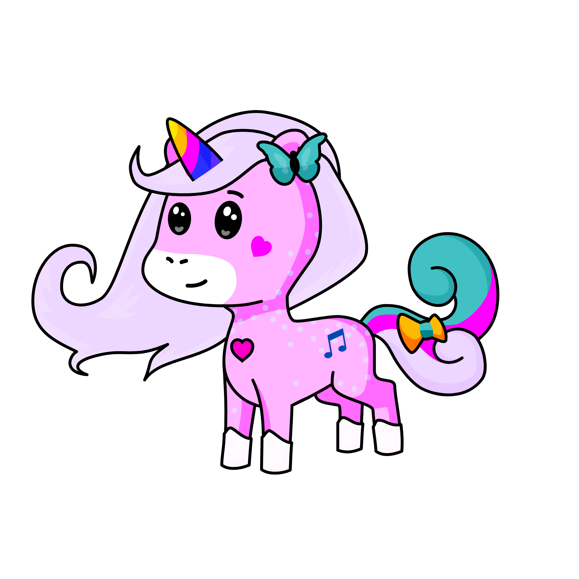 Powers Unicorns, the unicorn