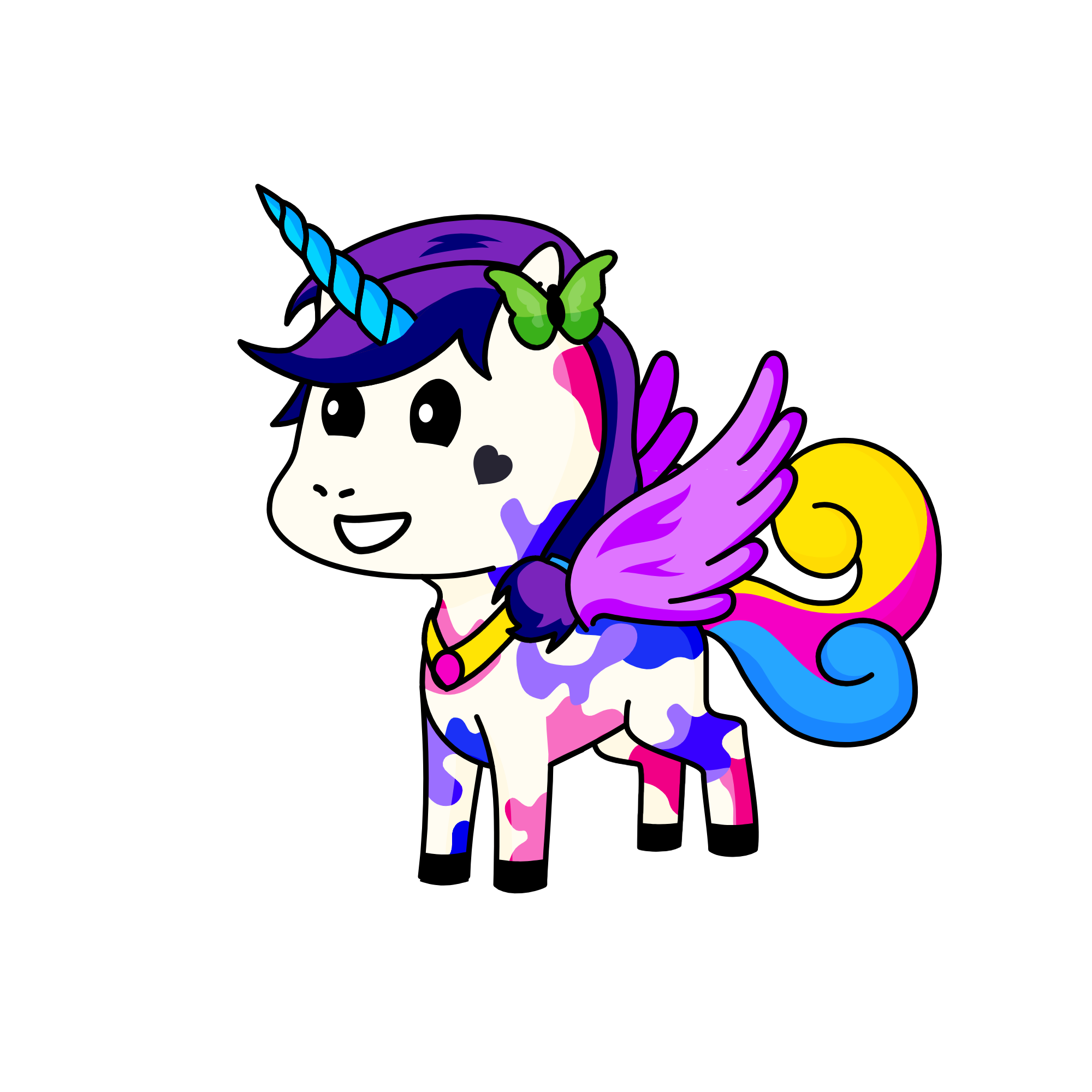 Colorido, the unicorn