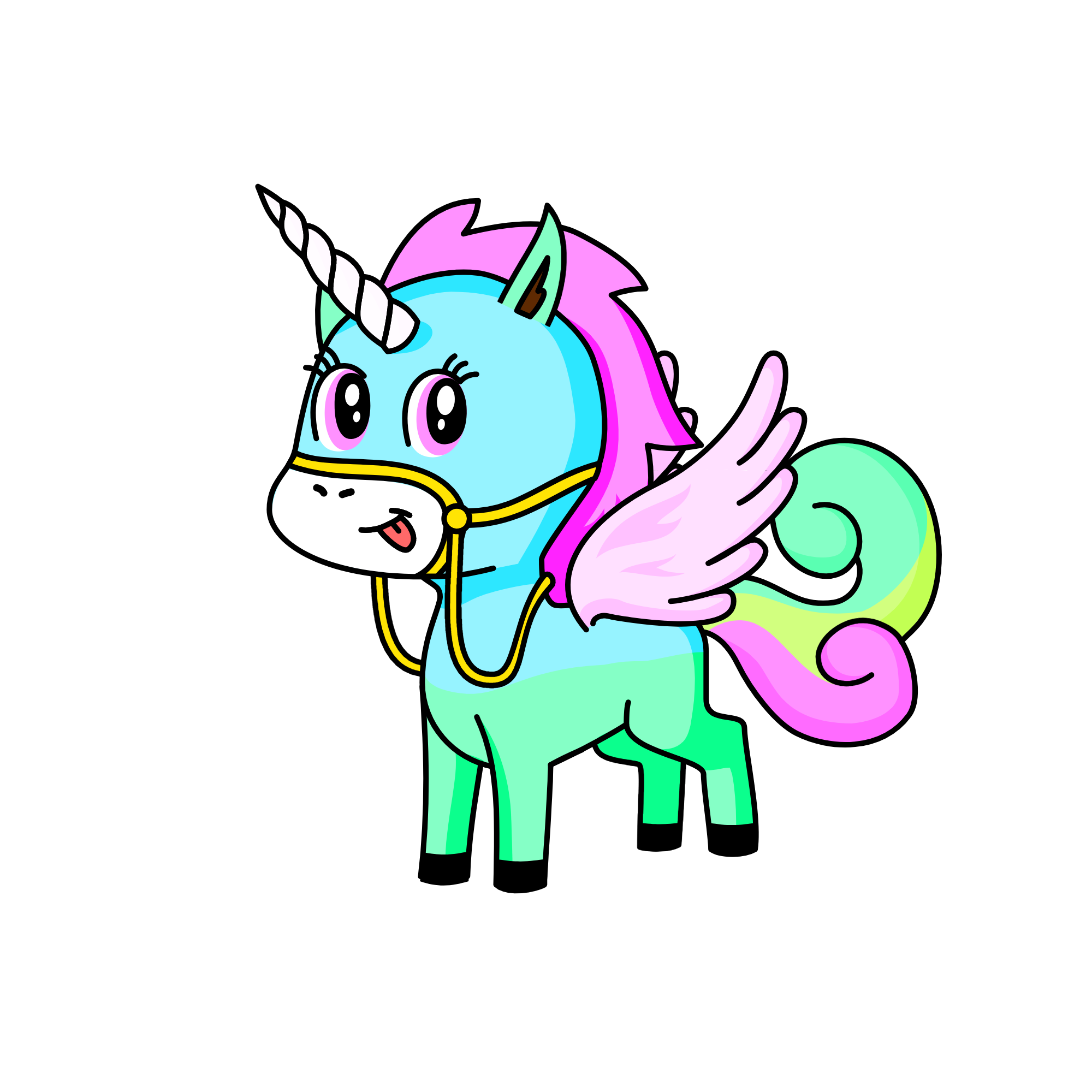 Snowycorn, the unicorn