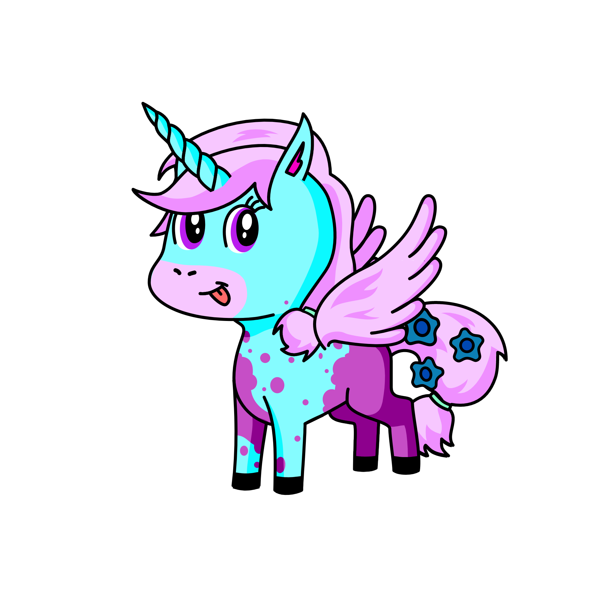 Rainbow Light, the unicorn